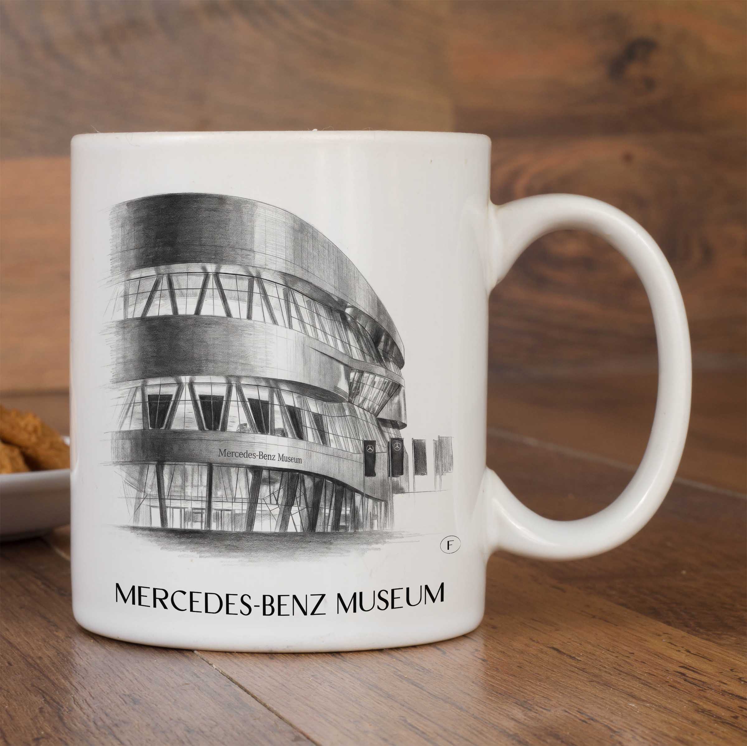 mercedes-benz-museum-stuttgart-deutschland-kaffeebecher-bleistift-zeichnung-drawing