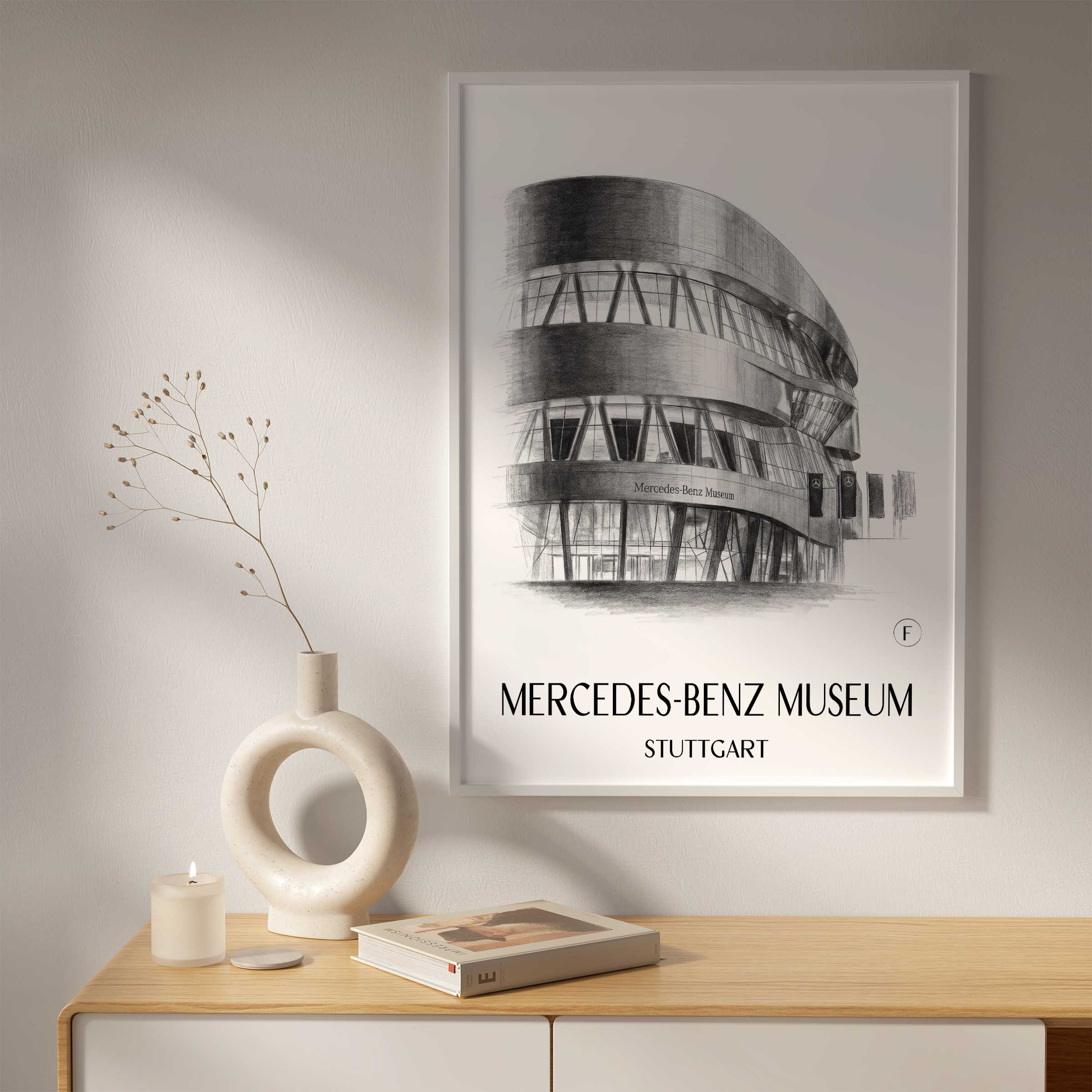 mercedes-benz-museum-stuttgart-deutschland-poster-bleistift-zeichnung-drawing