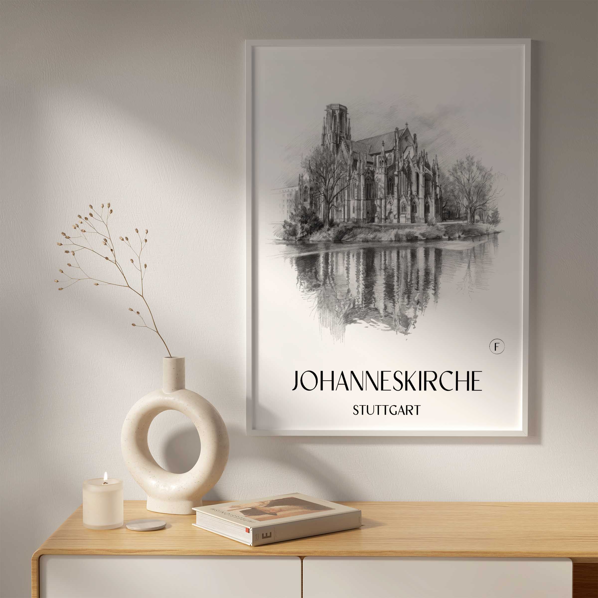 johanneskirche-stuttgart-deutschland-poster-bleistift-zeichnung-drawing