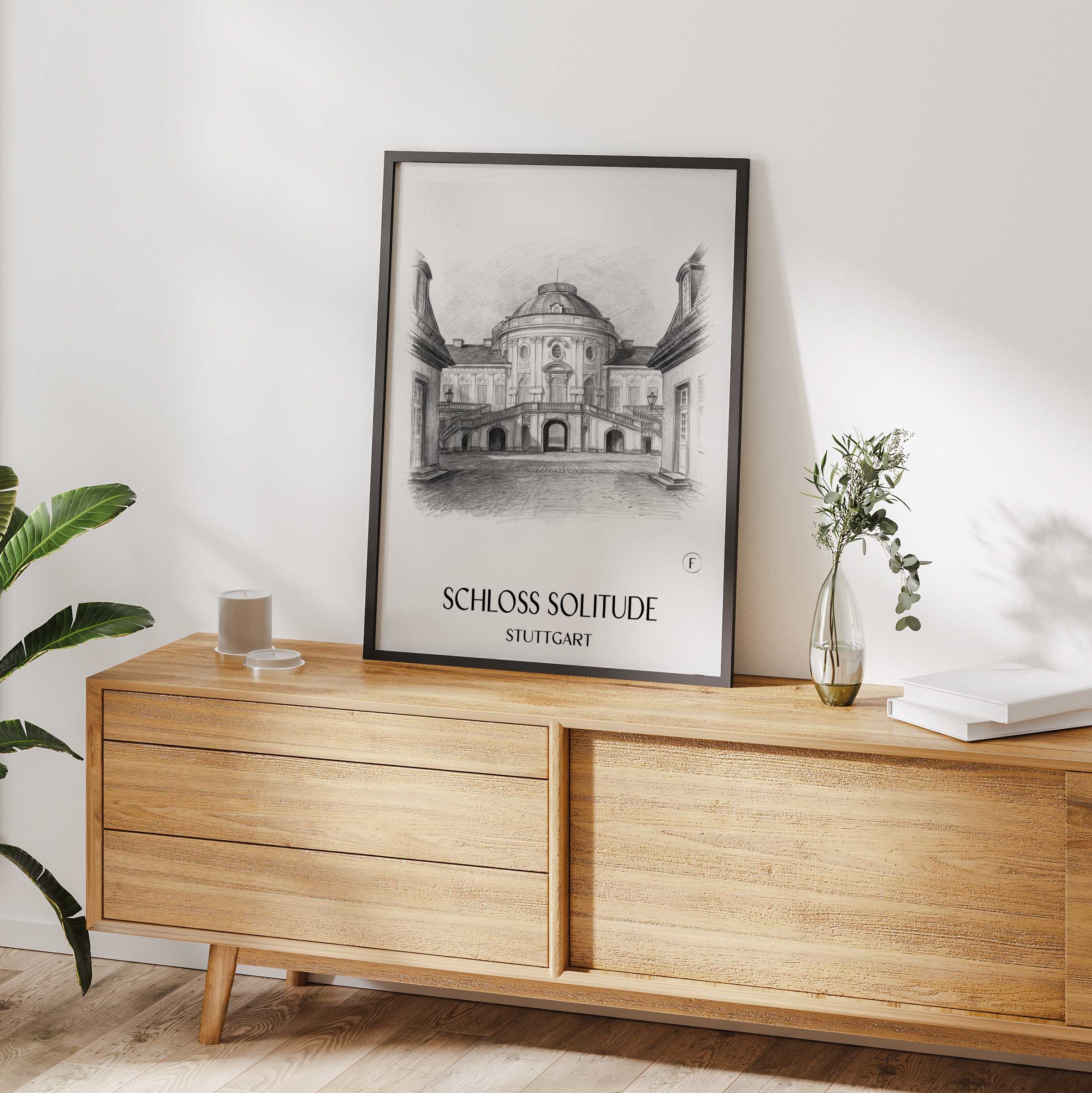 schloss-solitude-stuttgart-deutschland-poster-bleistift-zeichnung-drawing