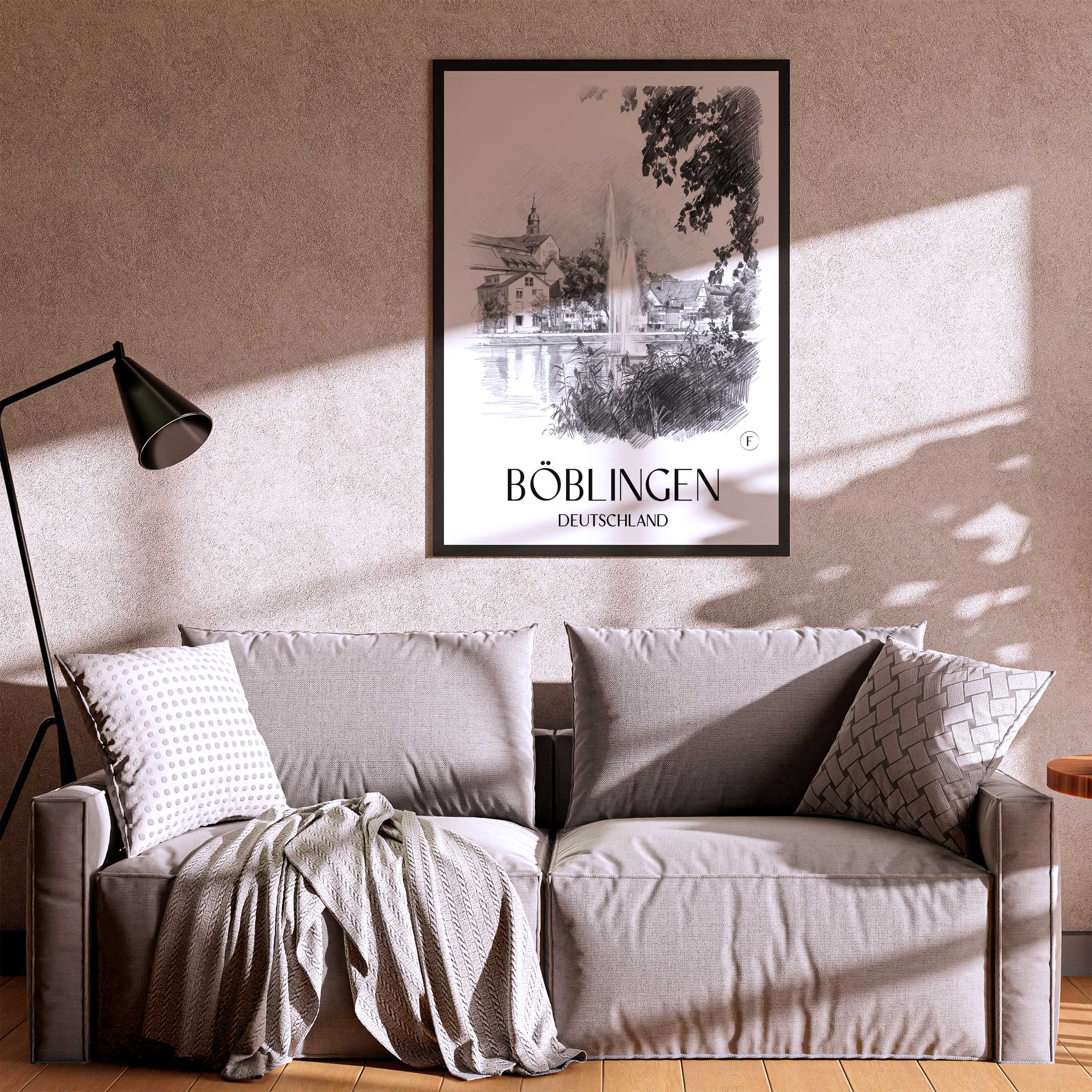 böblingen-deutschland-poster-bleistift-zeichnung-drawing