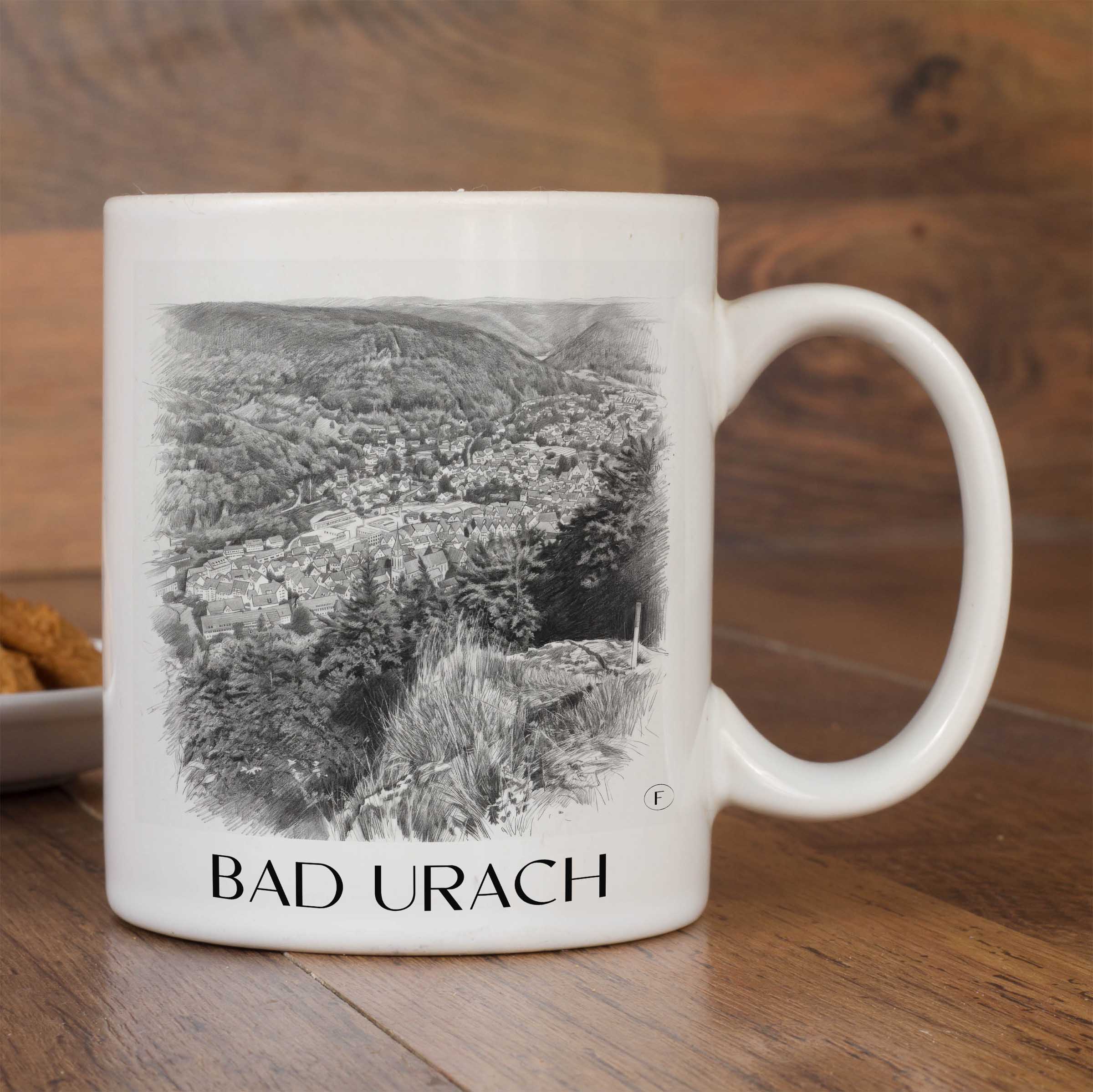 bad-urach-deutschland-kaffeebecher-bleistift-zeichnung-drawing