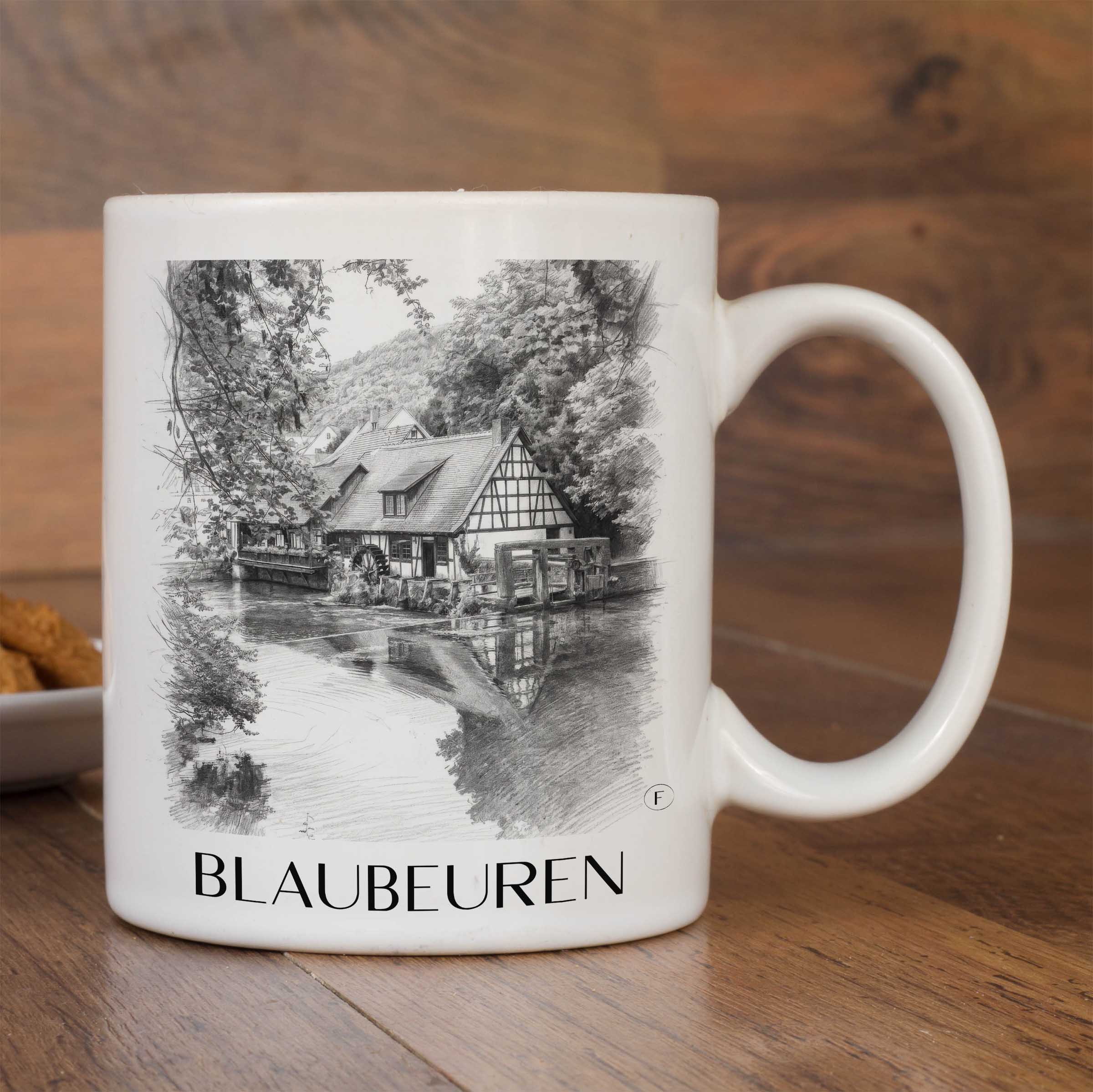 blaubeuren-deutschland-kaffeebecher-bleistift-zeichnung-drawing