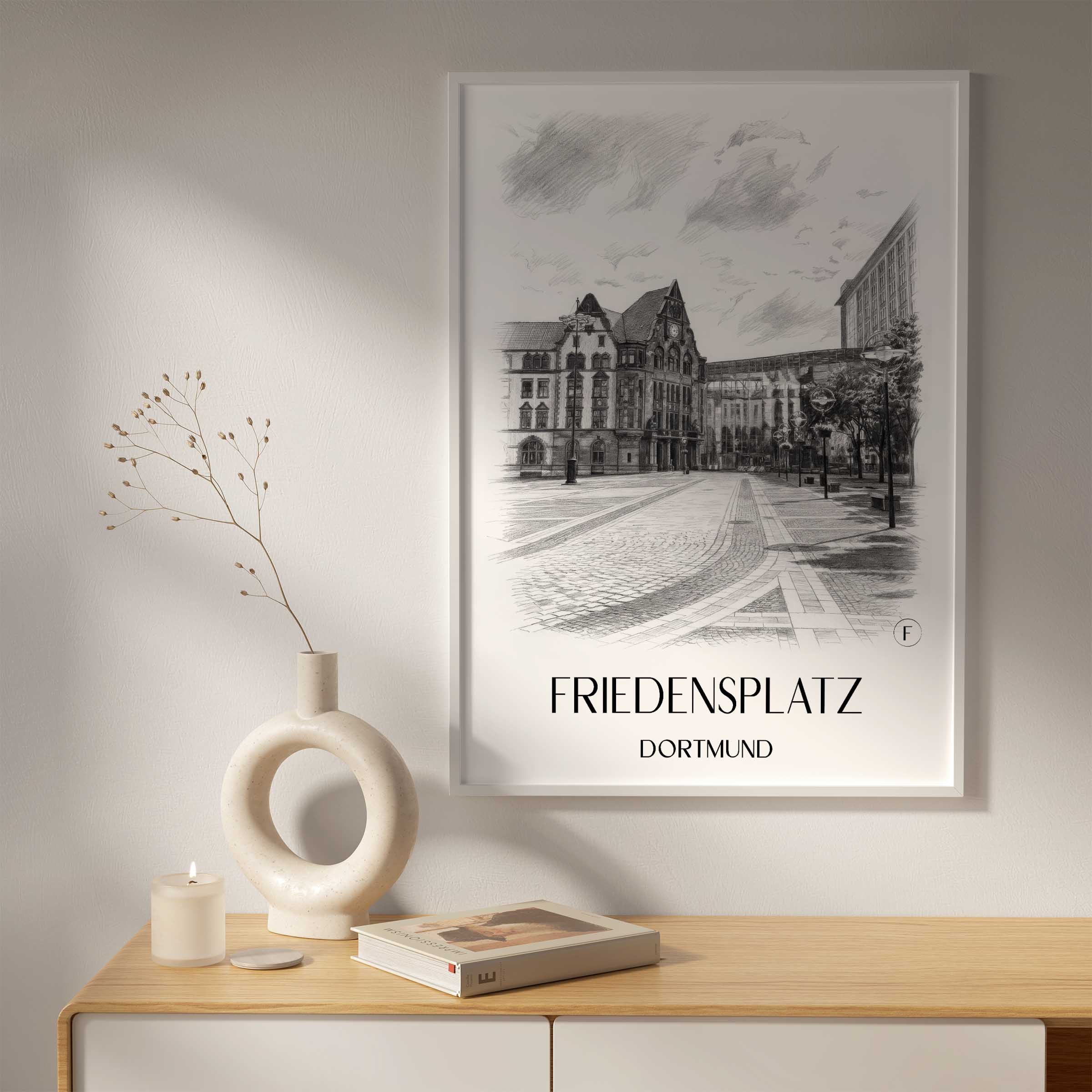friedensplatz-dortmund-deutschland-poster-bleistift-zeichnung-drawing