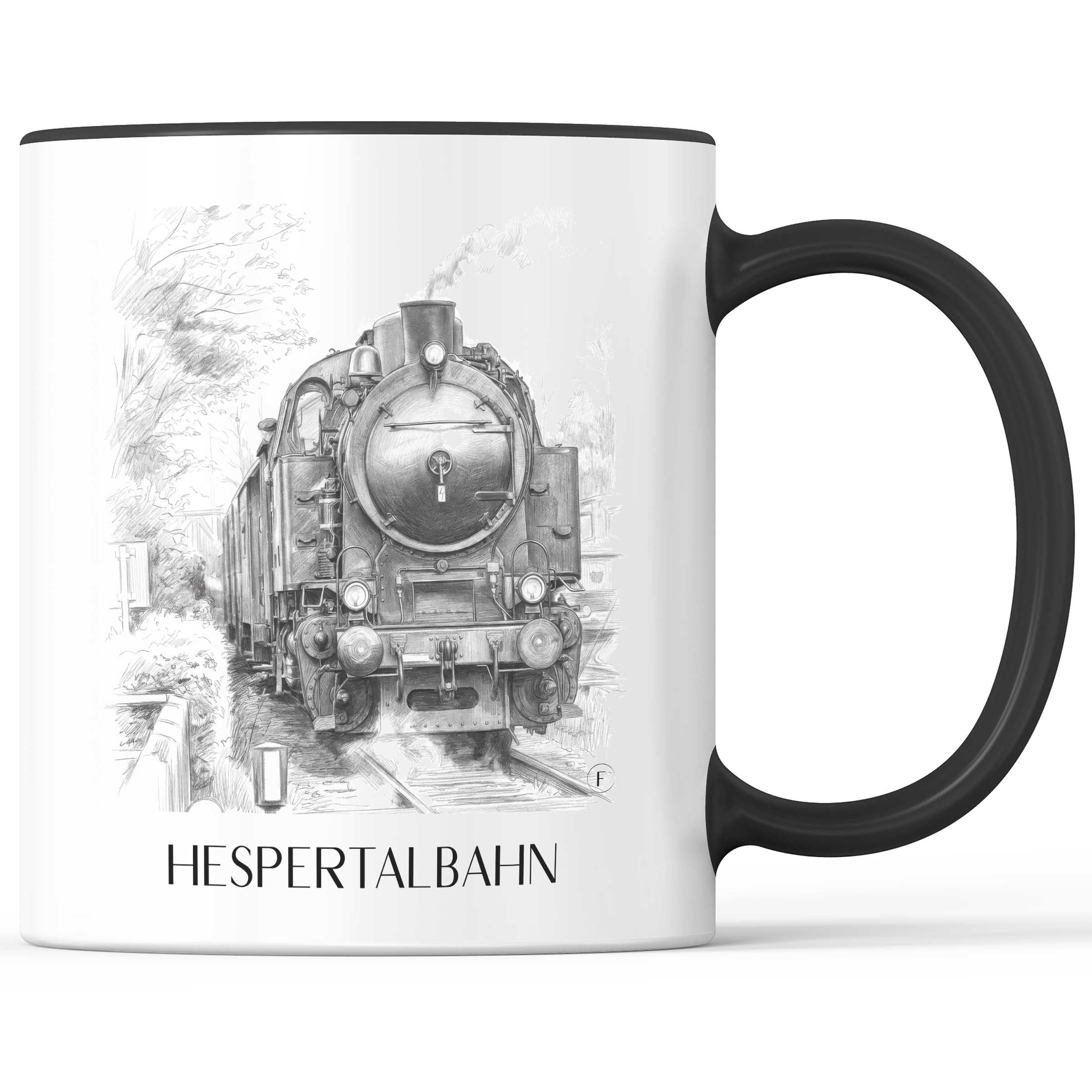 hespertalbahn-essen-deutschland-kaffeebecher-bleistift-zeichnung-drawing