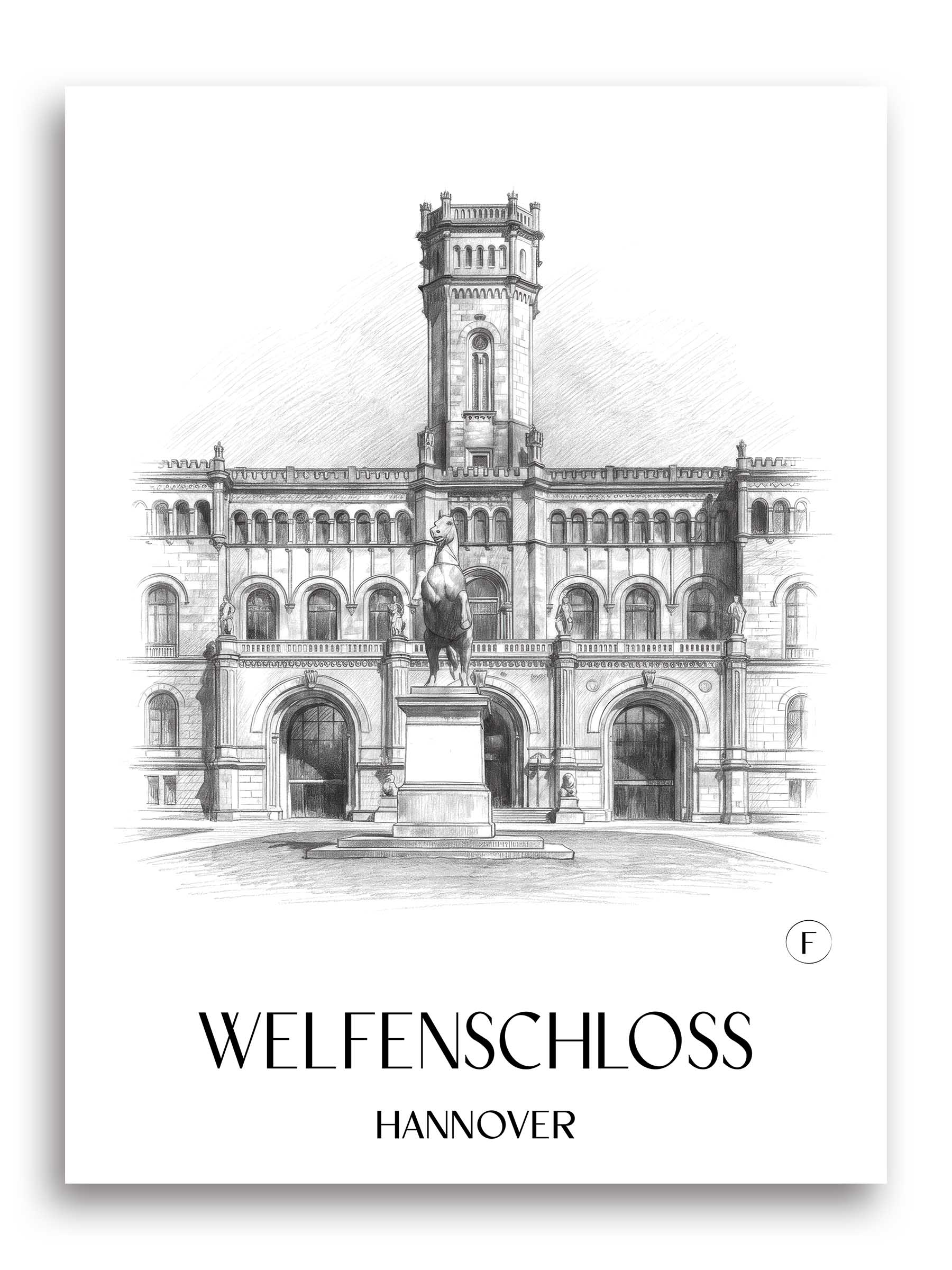 welfenschloss-hannover-deutschland-poster-bleistift-zeichnung-drawing