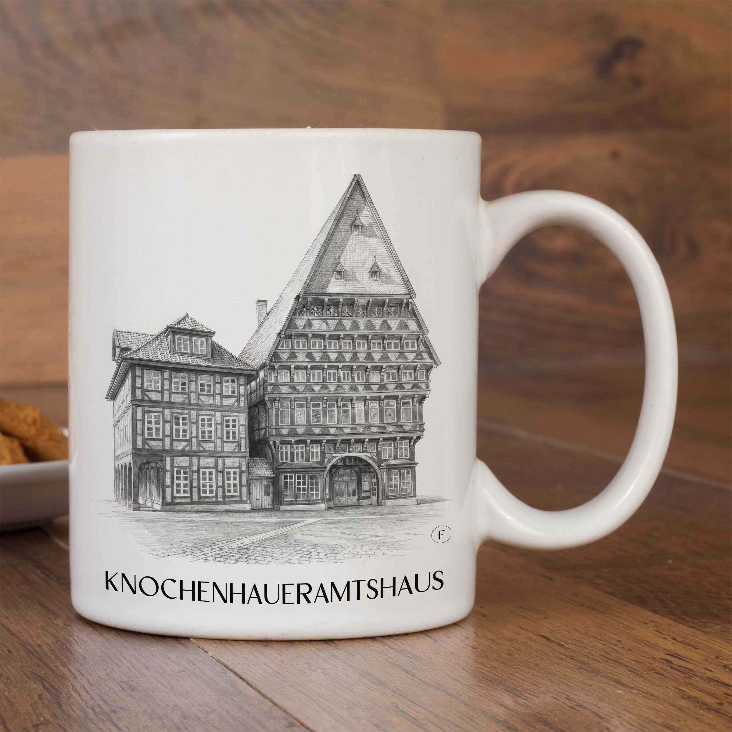knochenhaueramtshaus-hildesheim-deutschland-kaffeebecher-bleistift-zeichnung-drawing
