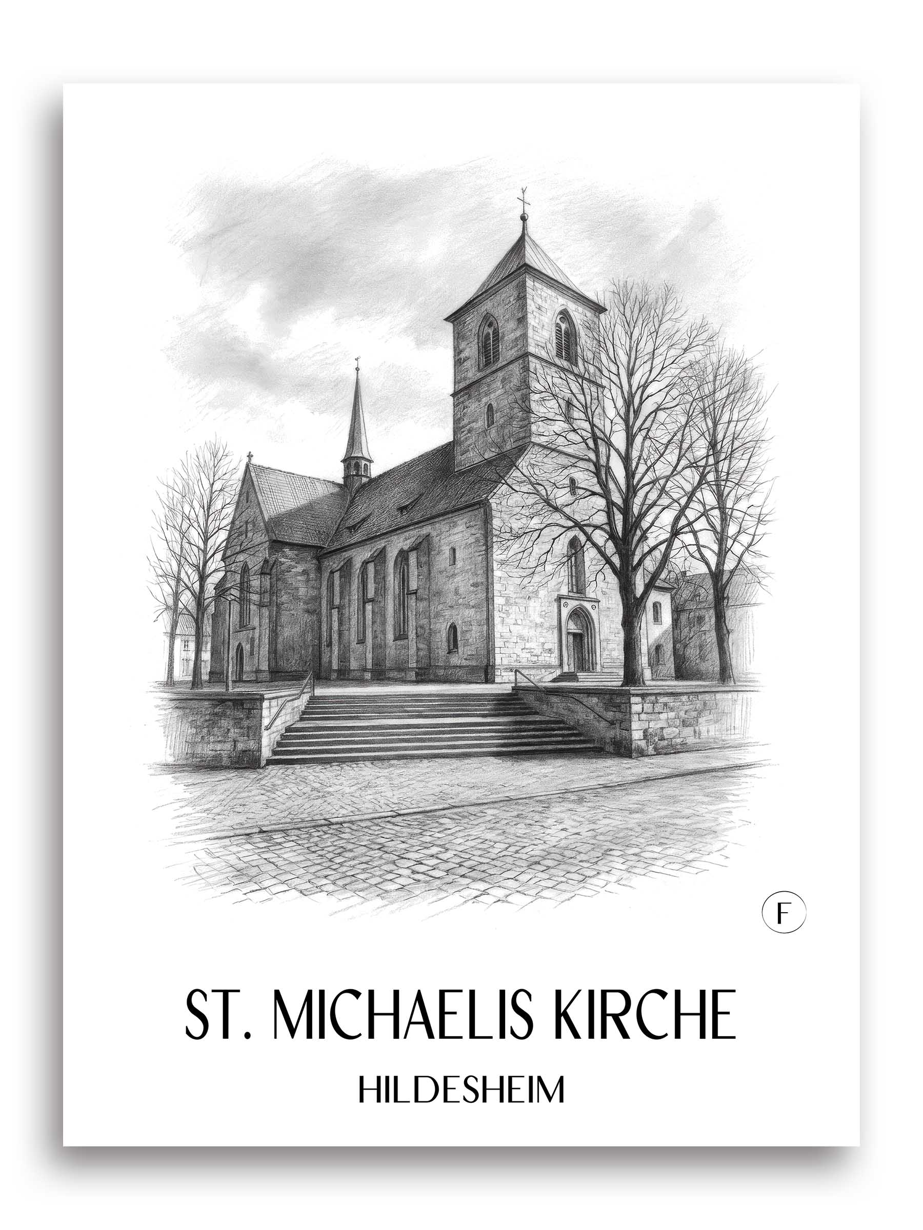st.-michaelis-kirche-hildesheim-deutschland-poster-bleistift-zeichnung-drawing