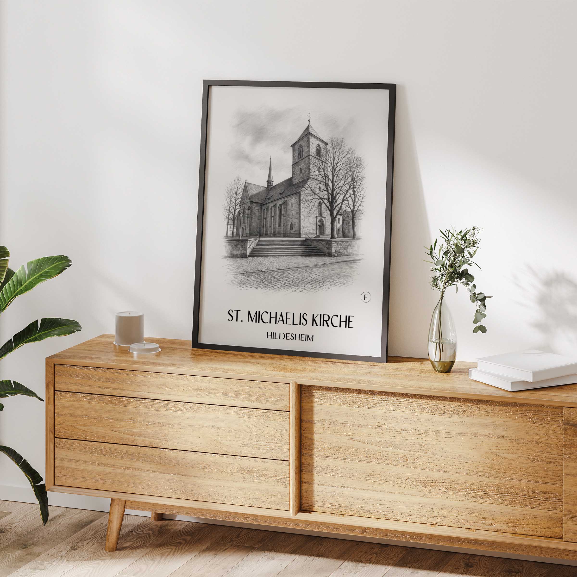 st.-michaelis-kirche-hildesheim-deutschland-poster-bleistift-zeichnung-drawing