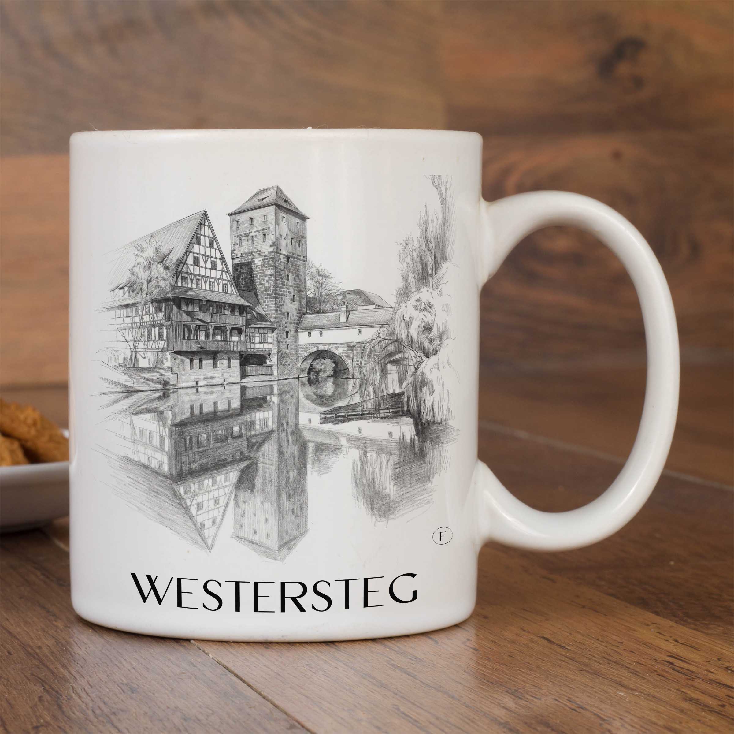 westersteg-nürnberg-deutschland-kaffeebecher-bleistift-zeichnung-drawing