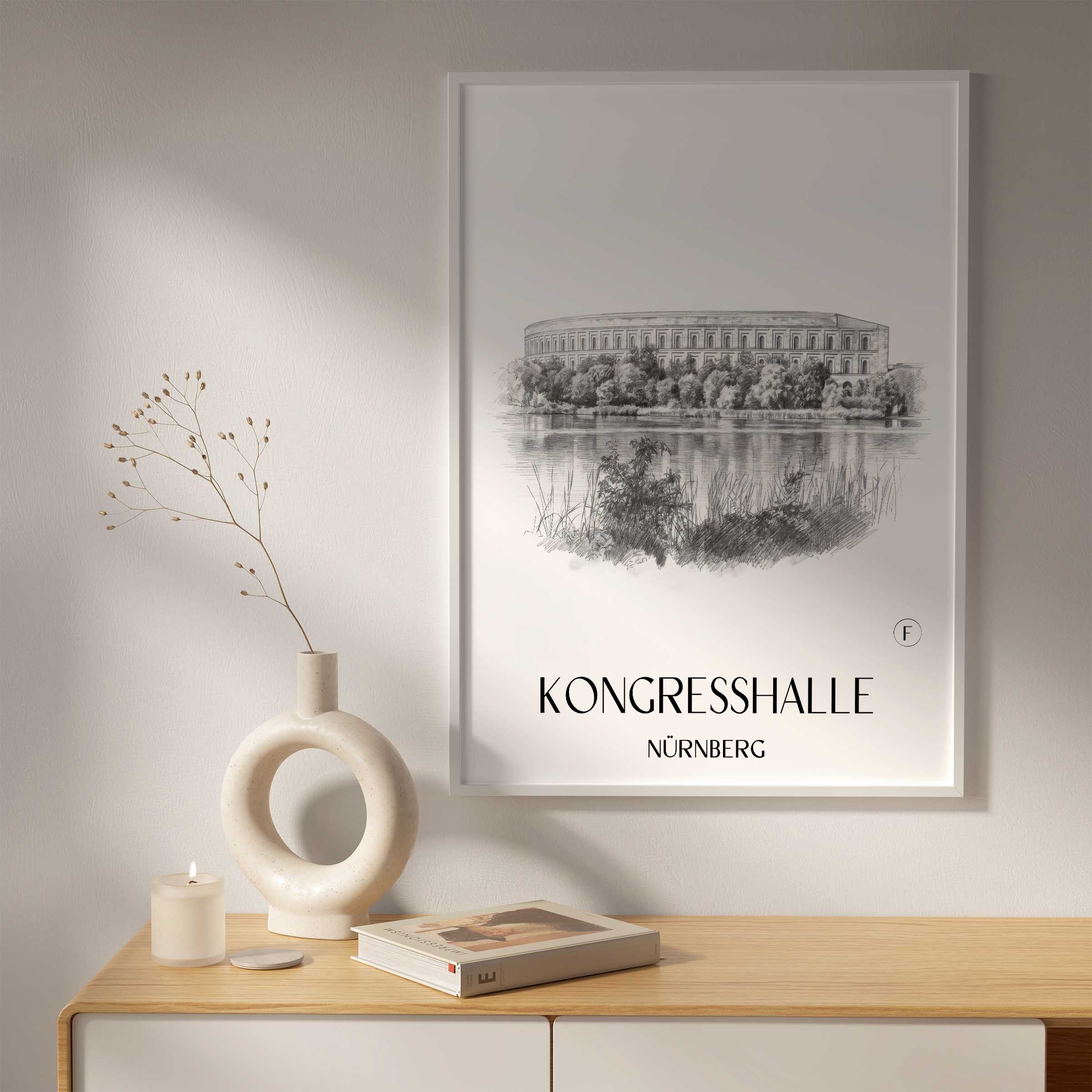 kongresshalle-nürnberg-deutschland-poster-bleistift-zeichnung-drawing