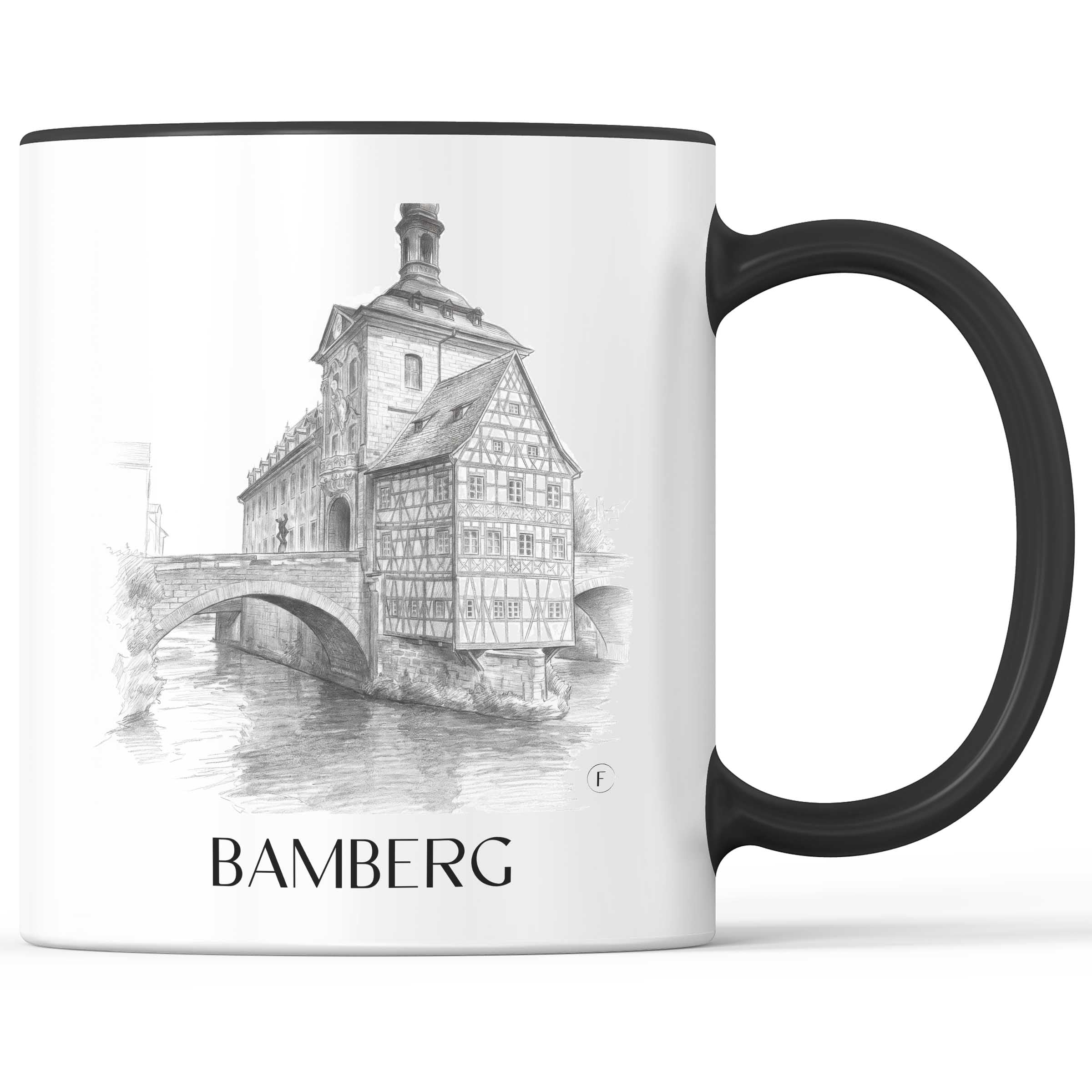 bamberg-deutschland-kaffeebecher-bleistift-zeichnung-drawing