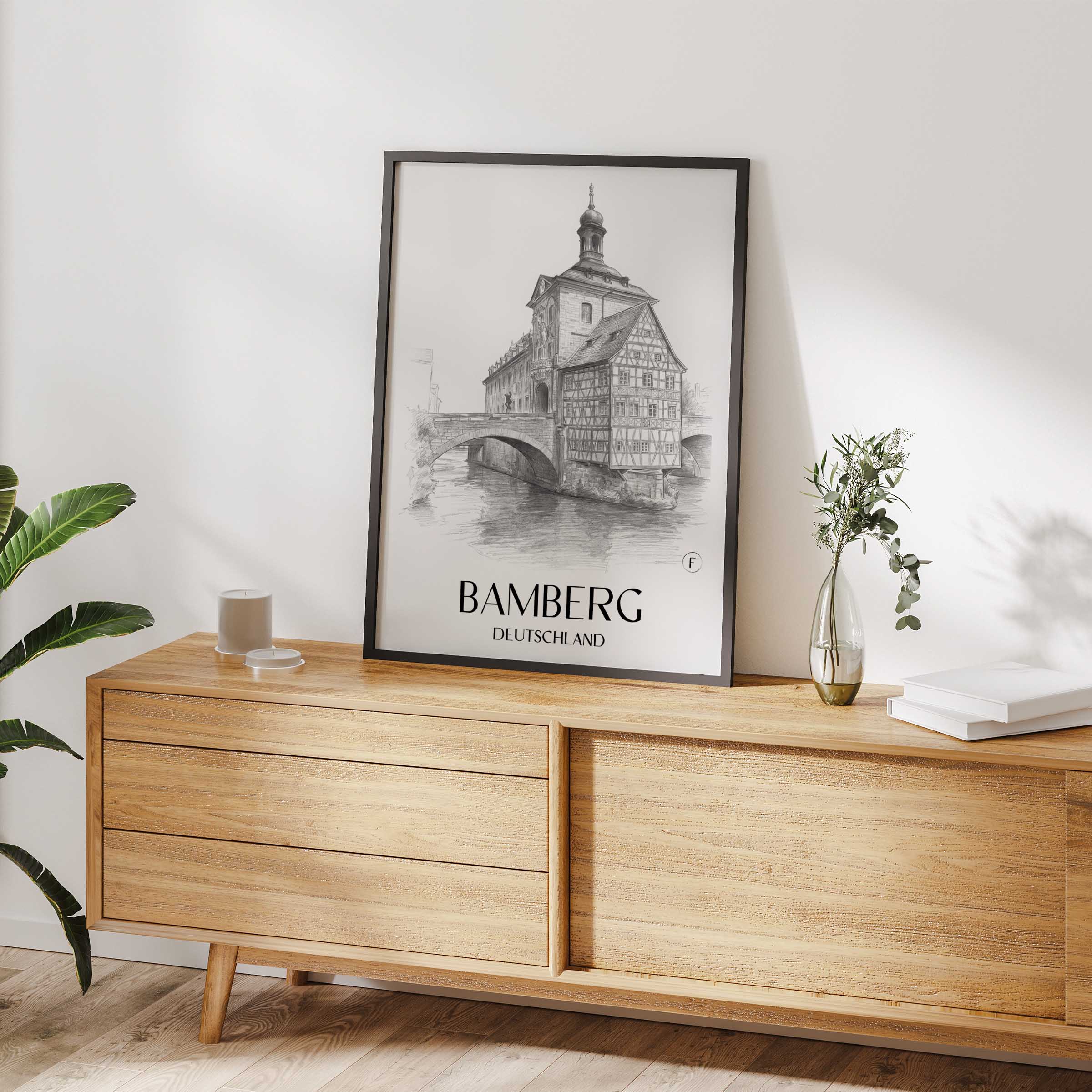 bamberg-deutschland-poster-bleistift-zeichnung-drawing