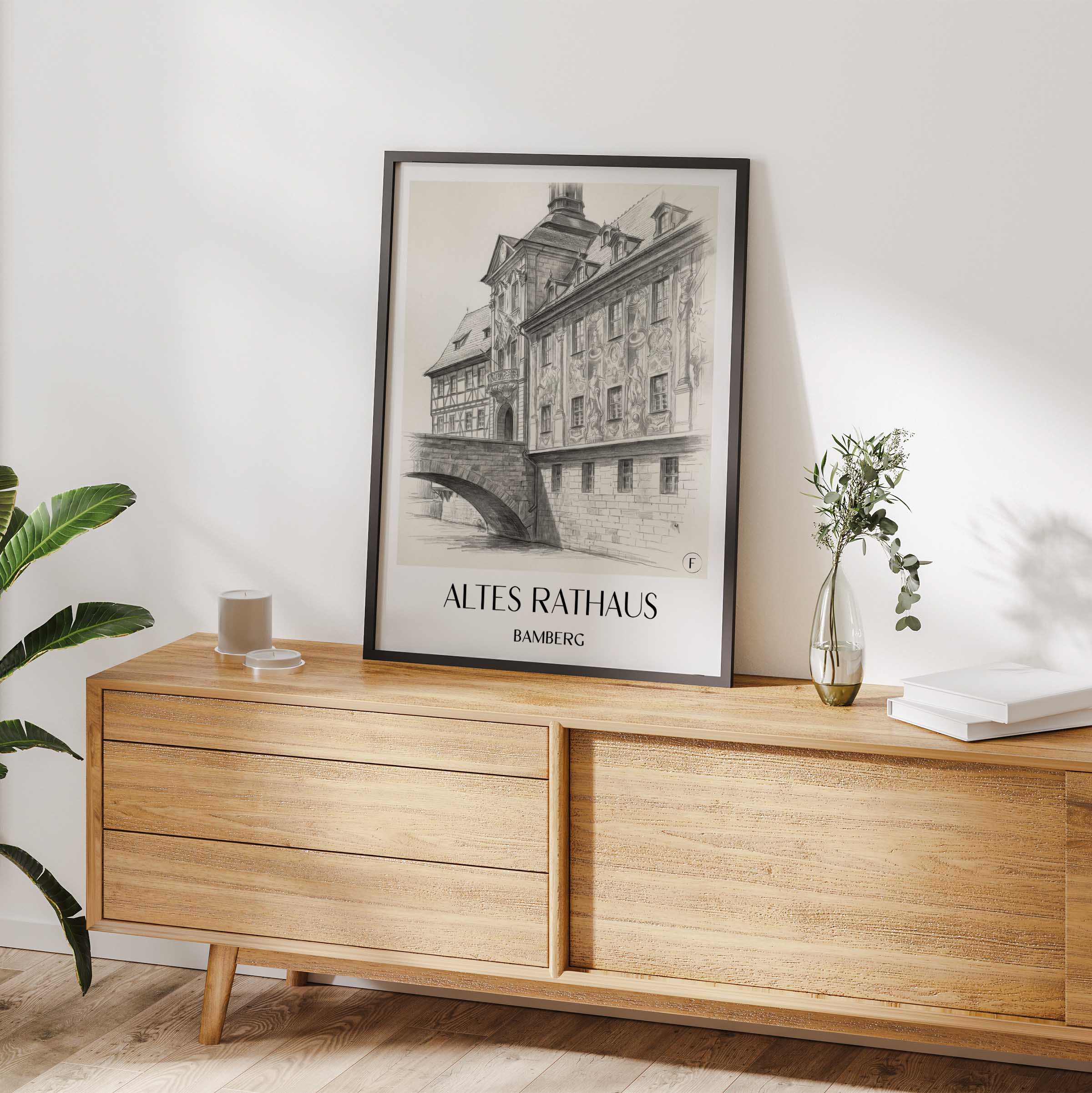 altes-rathaus-bamberg-deutschland-poster-bleistift-zeichnung-drawing
