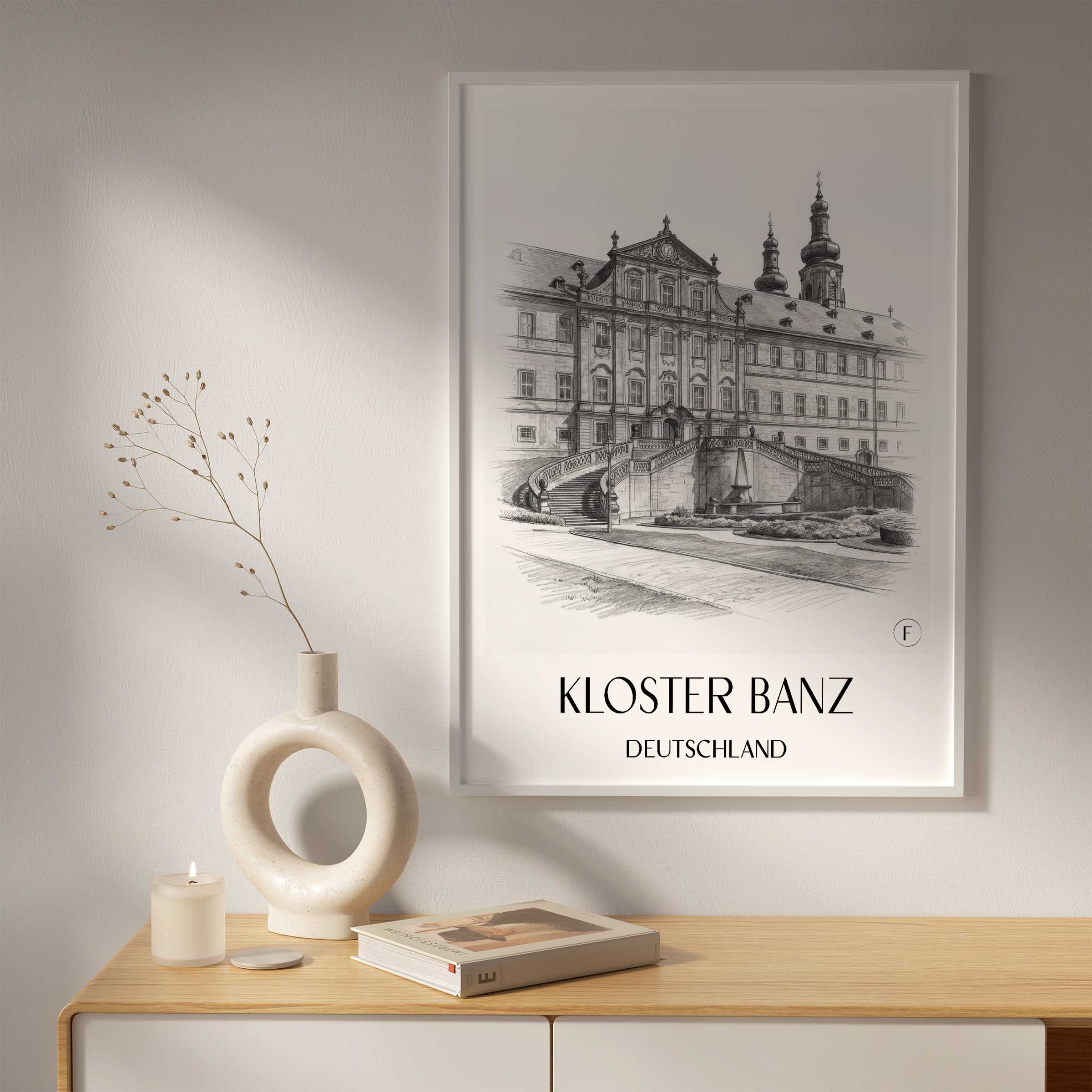 kloster-banz-deutschland-poster-bleistift-zeichnung-drawing