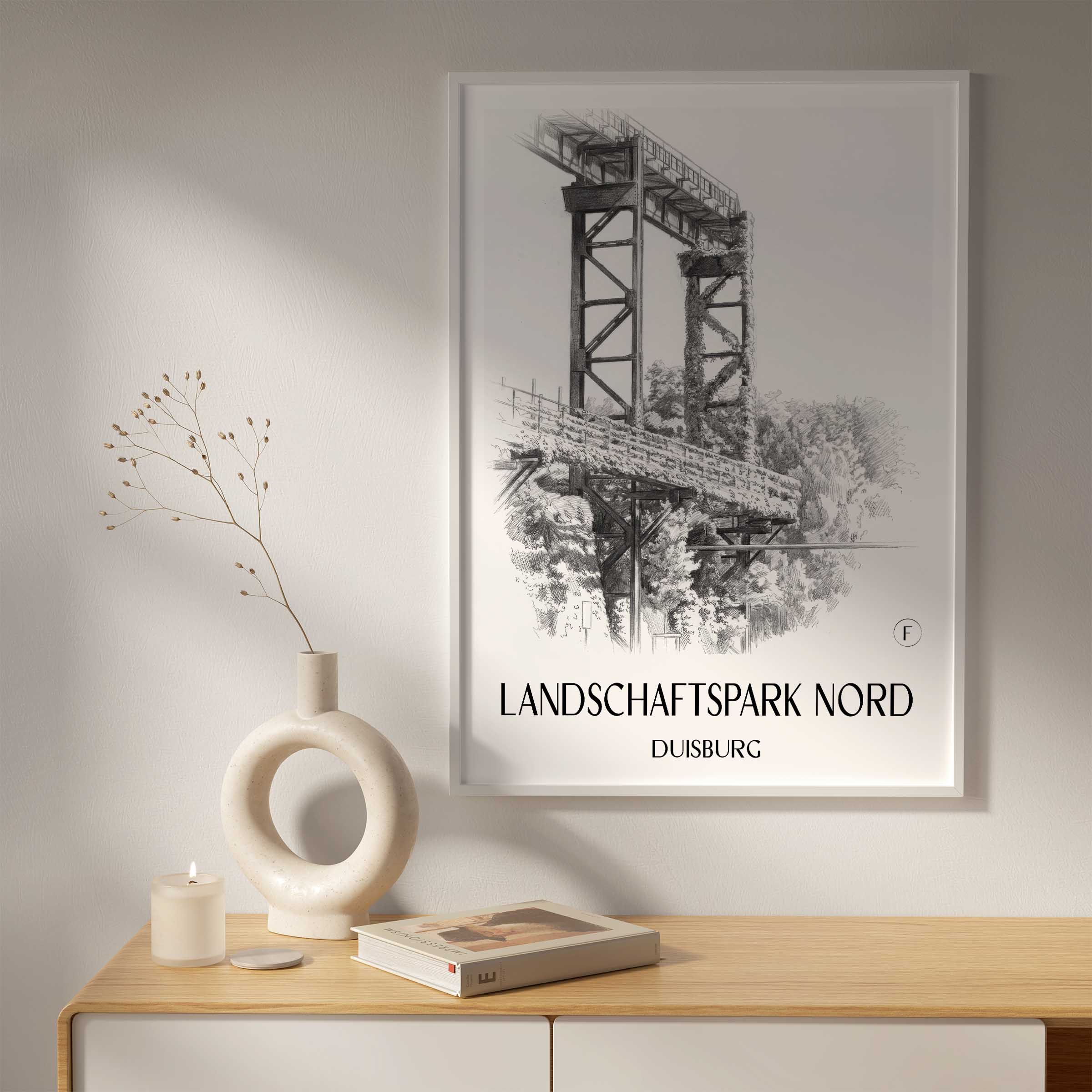 landschaftspark-nord-duisburg-deutschland-poster-bleistift-zeichnung-drawing