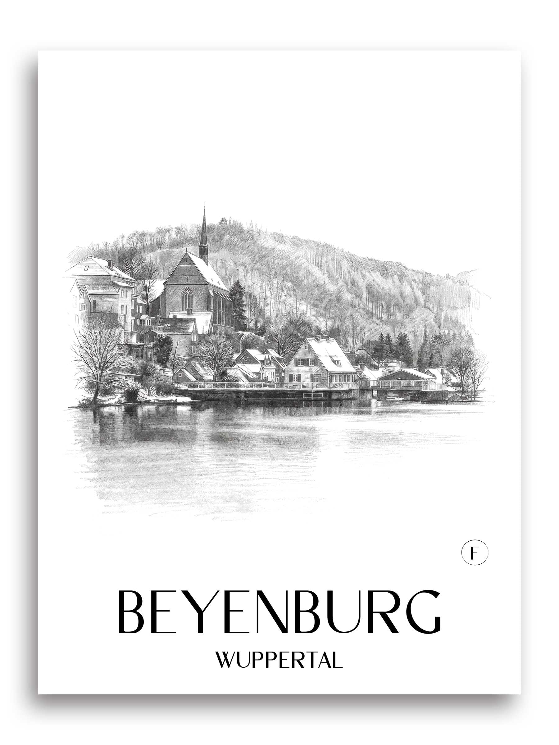 beyenburg-wuppertal-deutschland-poster-bleistift-zeichnung-drawing