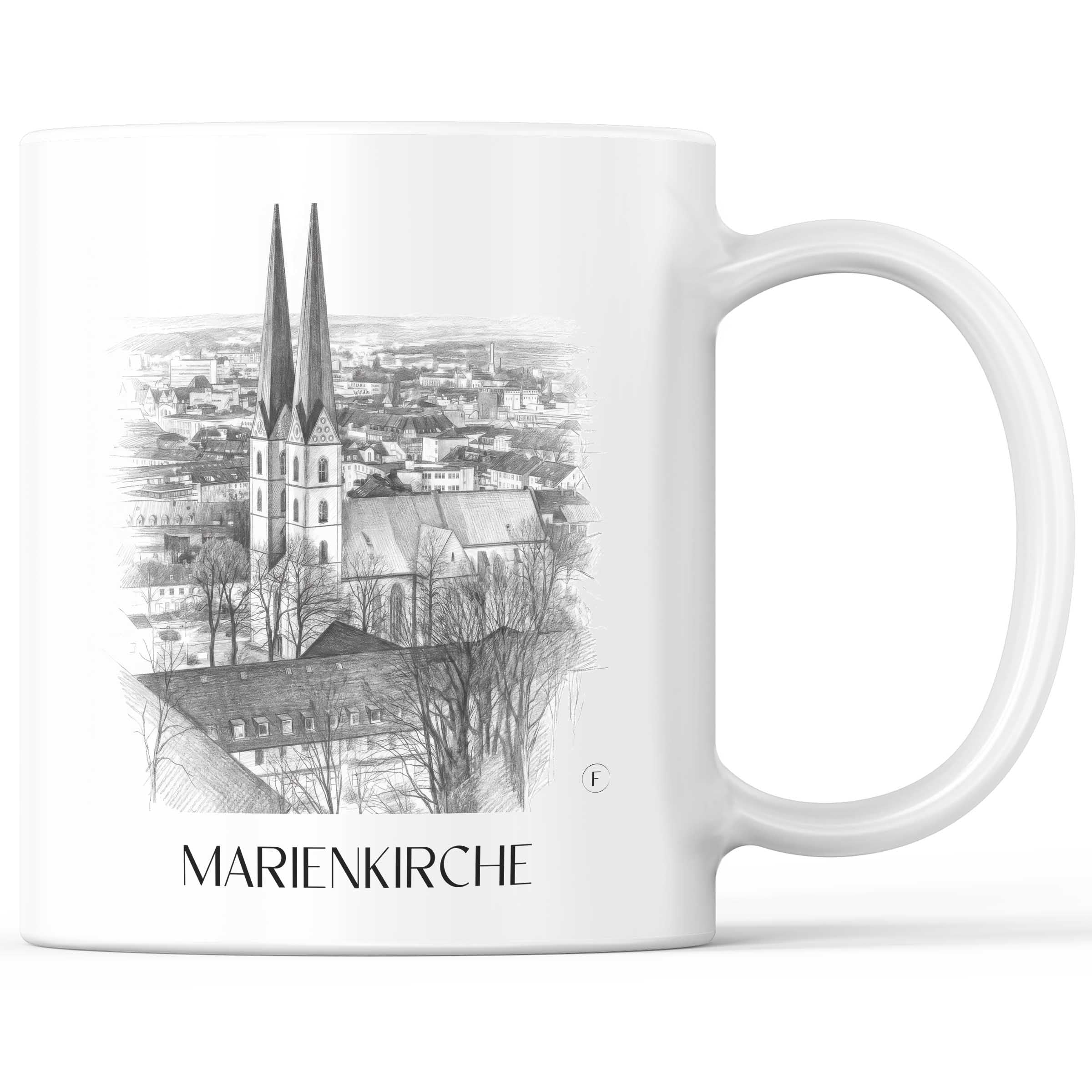 marienkirche-bielefeld-deutschland-kaffeebecher-bleistift-zeichnung-drawing