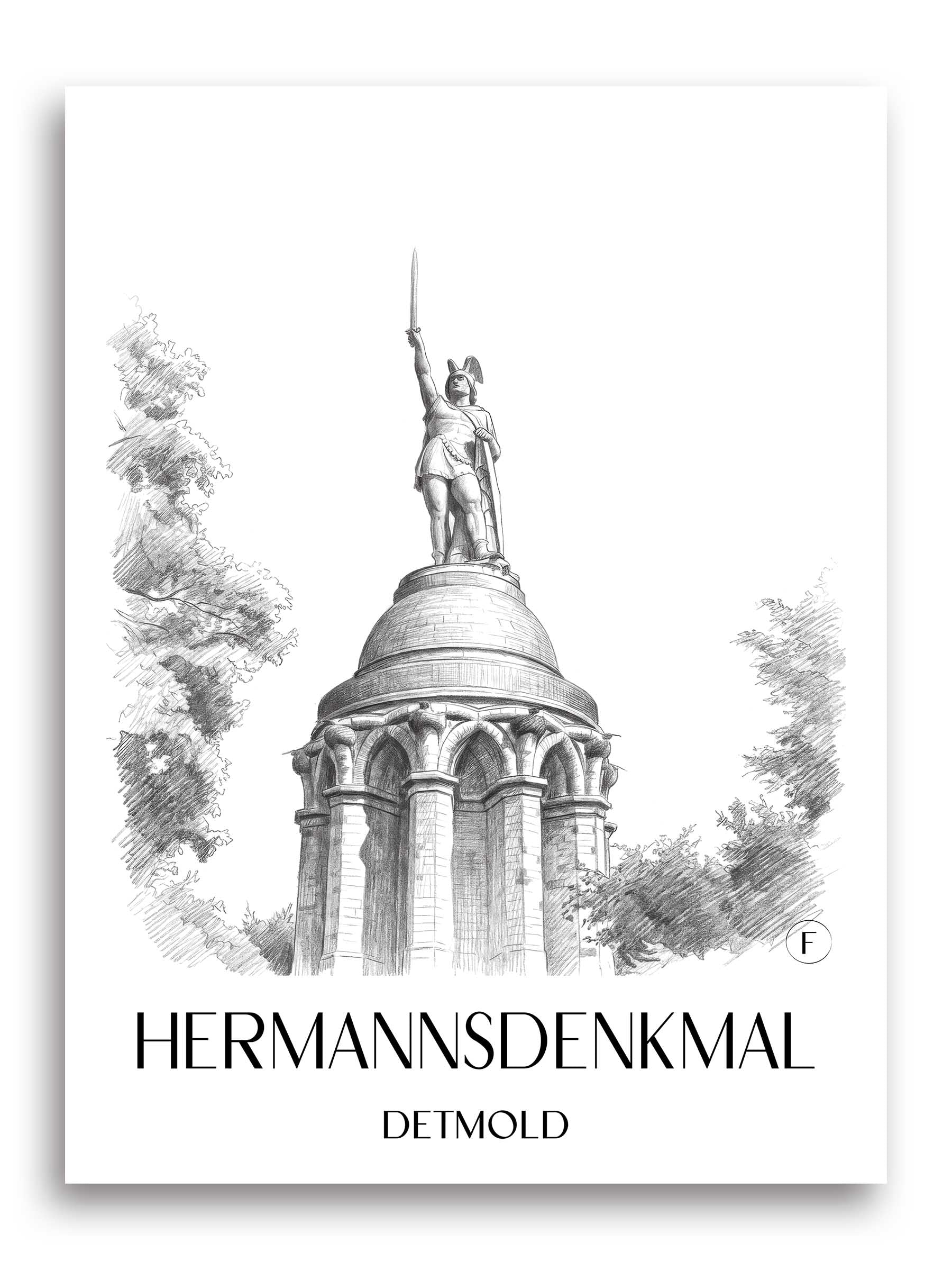 hermannsdenkmal-detmold-deutschland-poster-bleistift-zeichnung-drawing