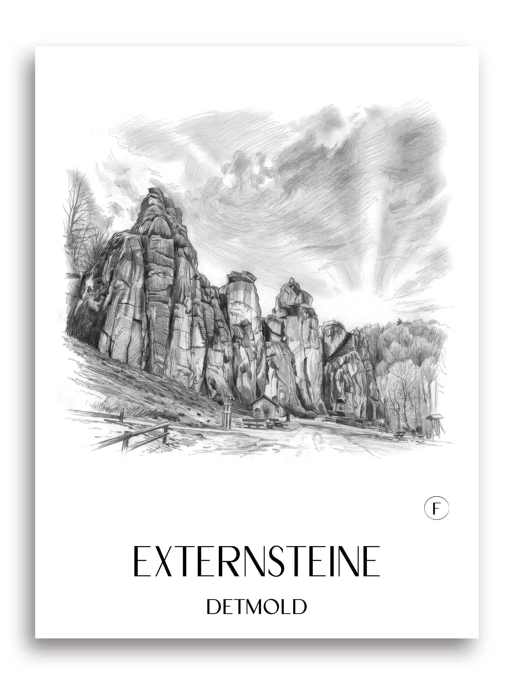 externsteine-detmold-deutschland-poster-bleistift-zeichnung-drawing