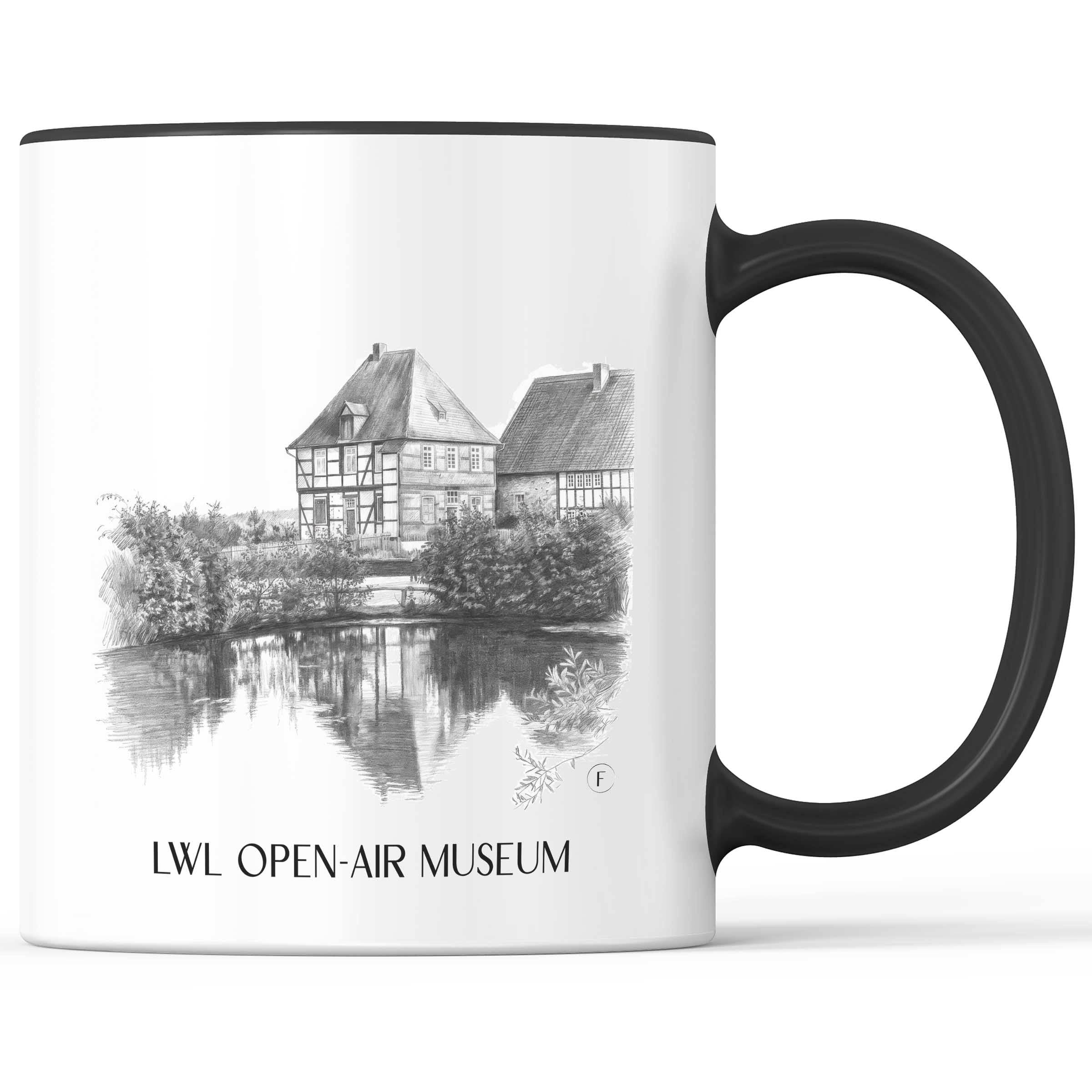 LWL-Freilichtmuseum Kaffeebecher - Detmold - Deutschland Becher - Kaffeetasse im Zeichnung Stil