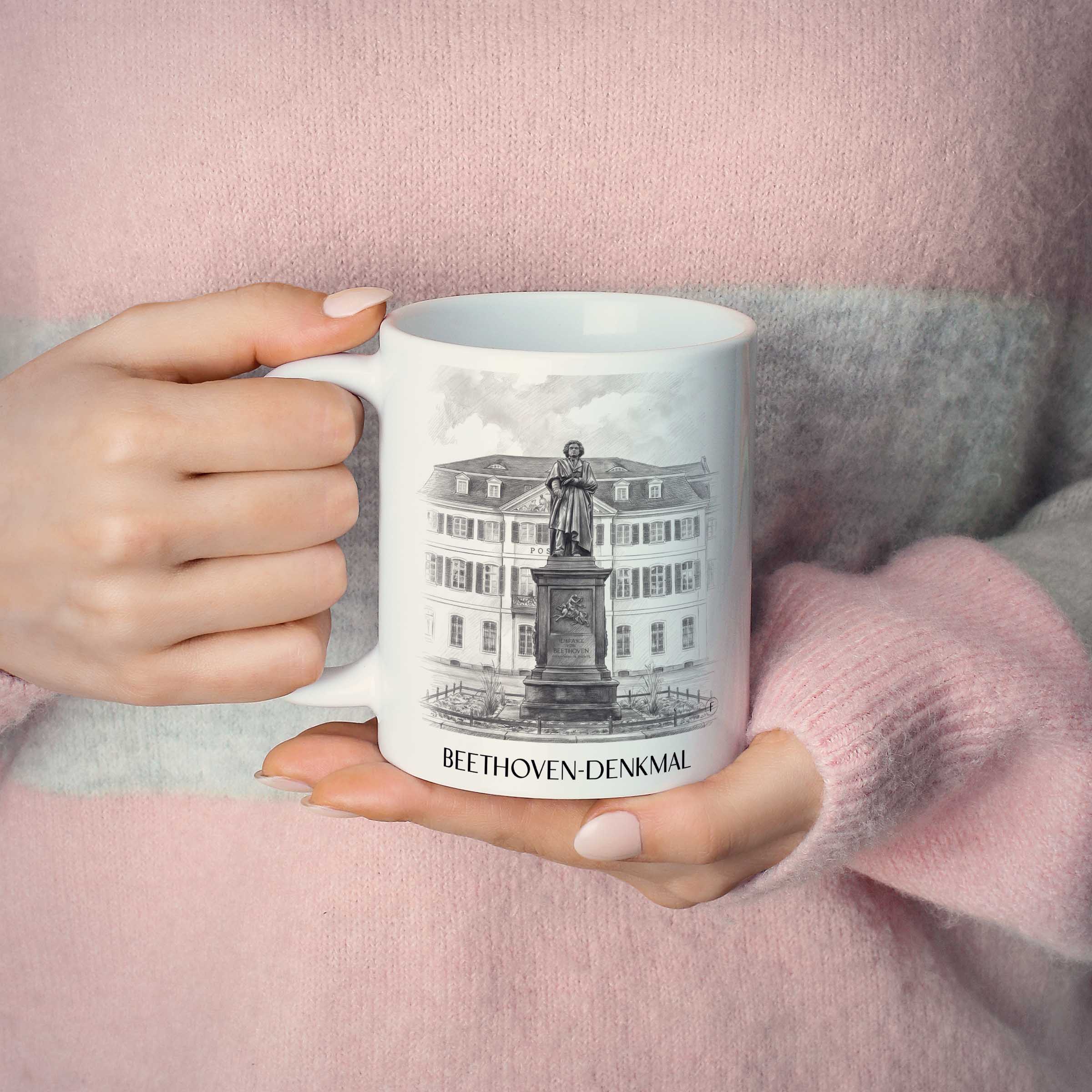 beethoven-denkmal-bonn-deutschland-kaffeebecher-bleistift-zeichnung-drawing
