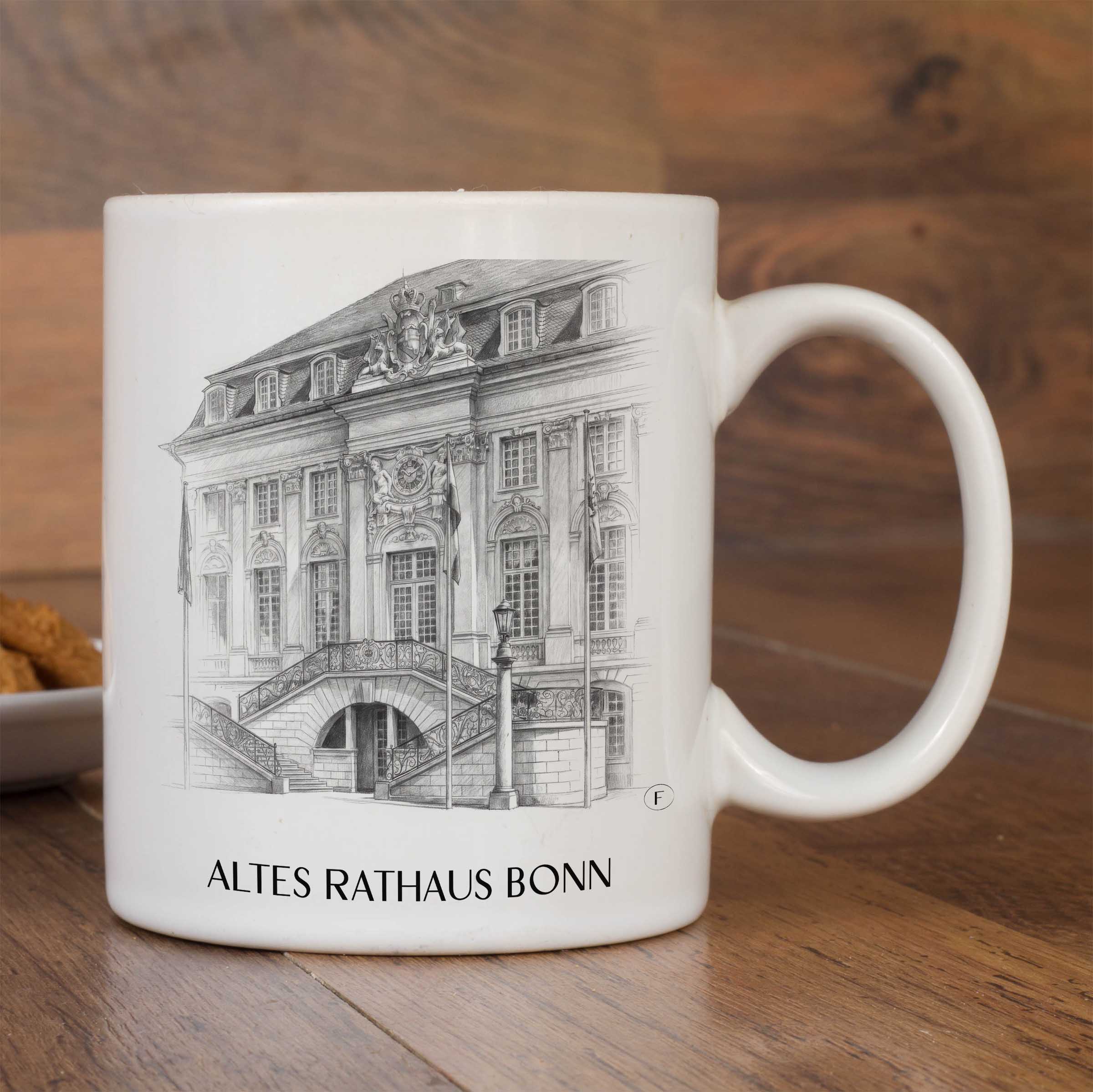 altes-rathaus-bonn-deutschland-kaffeebecher-bleistift-zeichnung-drawing