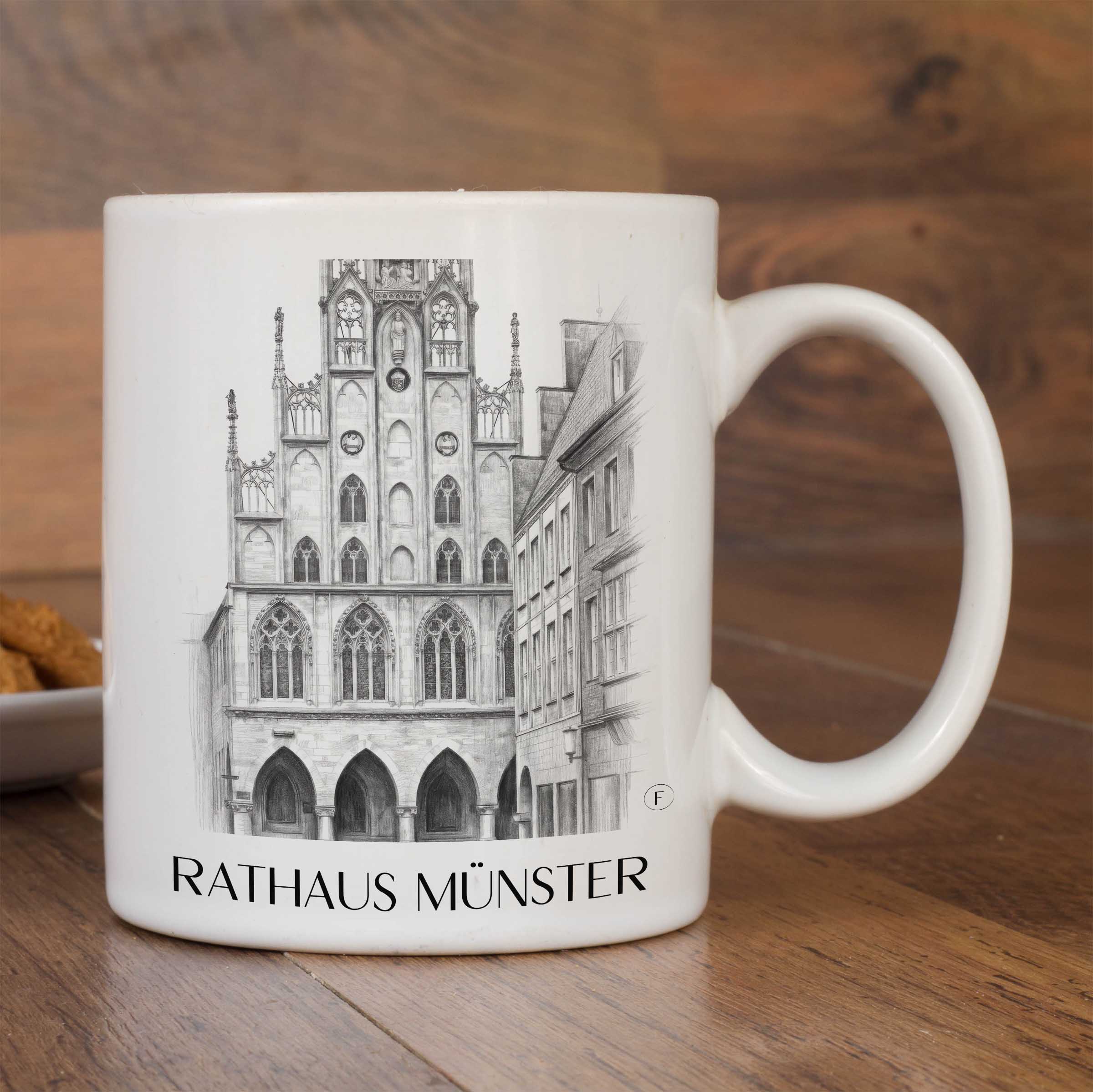 rathaus-münster-deutschland-kaffeebecher-bleistift-zeichnung-drawing