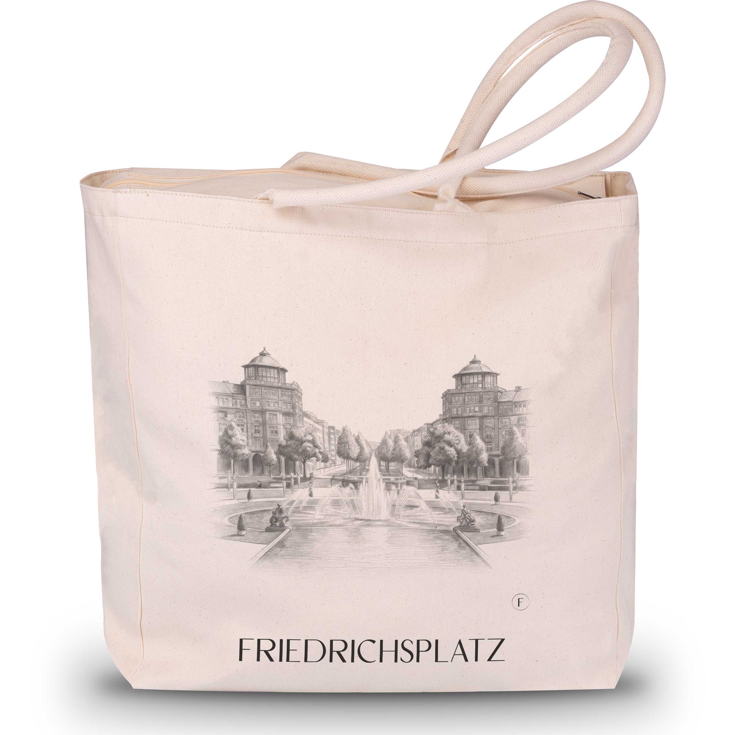 friedrichsplatz-mannheim-deutschland-einkaufstasche-bleistift-zeichnung-drawing