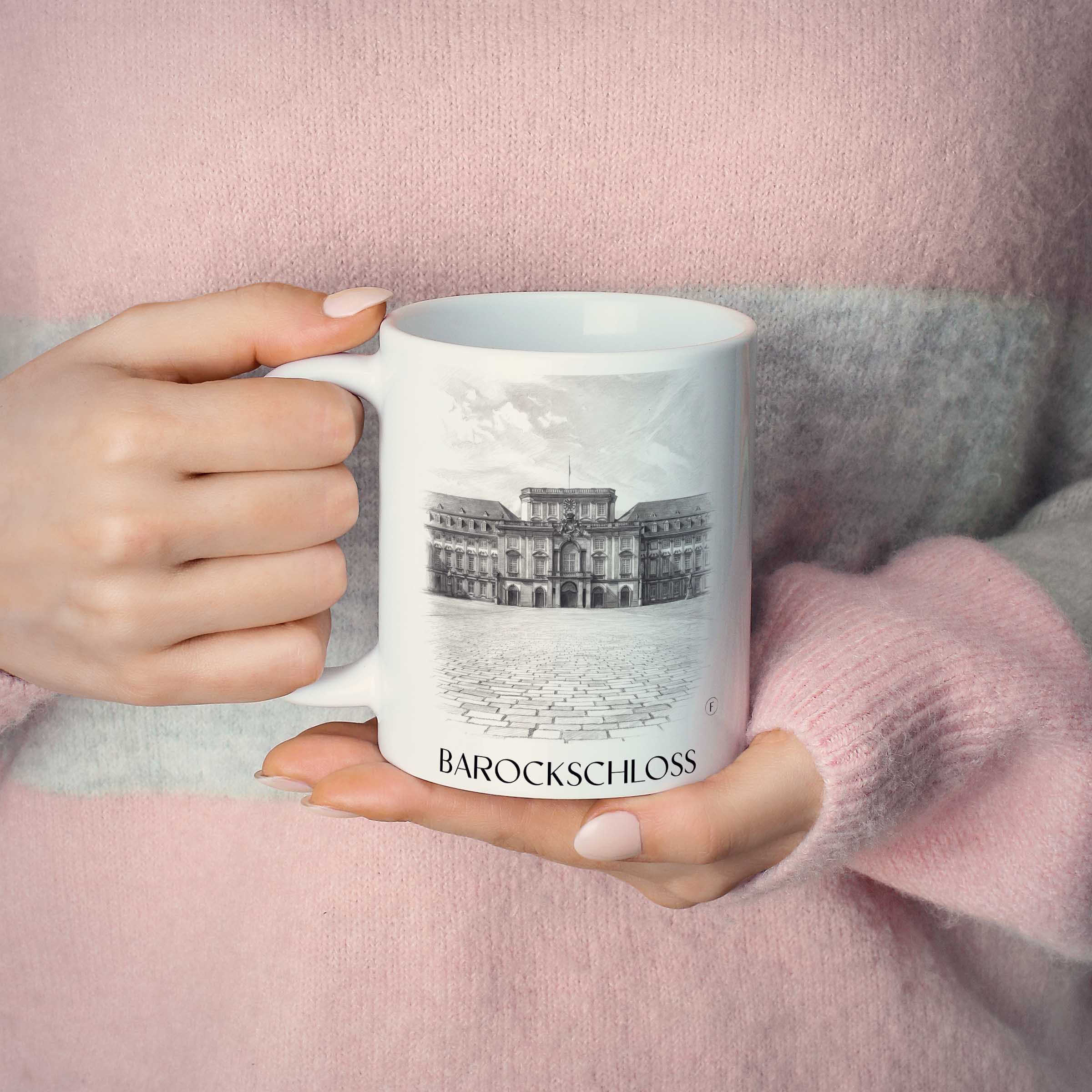 barockschloss-mannheim-deutschland-kaffeebecher-bleistift-zeichnung-drawing