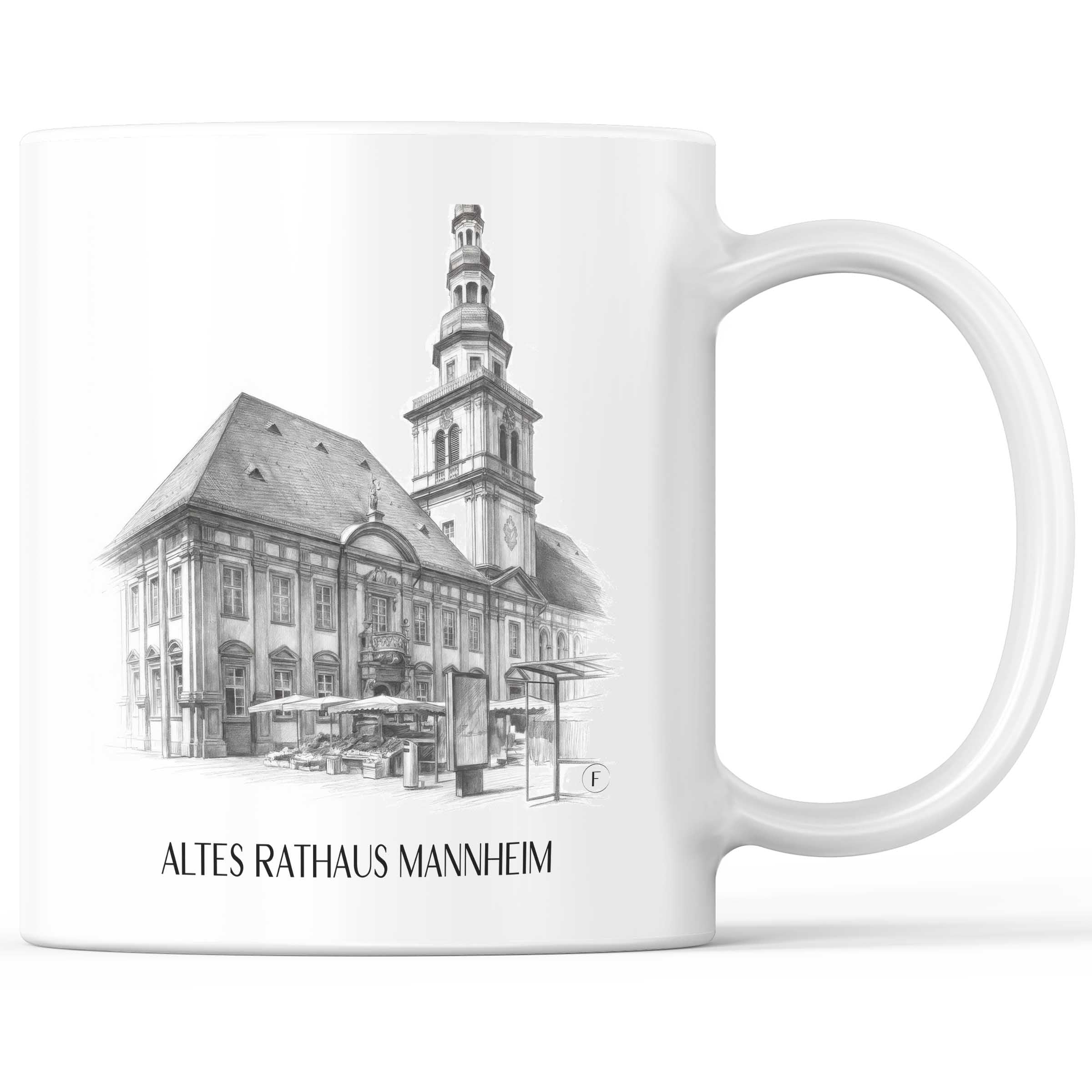 altes-rathaus-mannheim-deutschland-kaffeebecher-bleistift-zeichnung-drawing