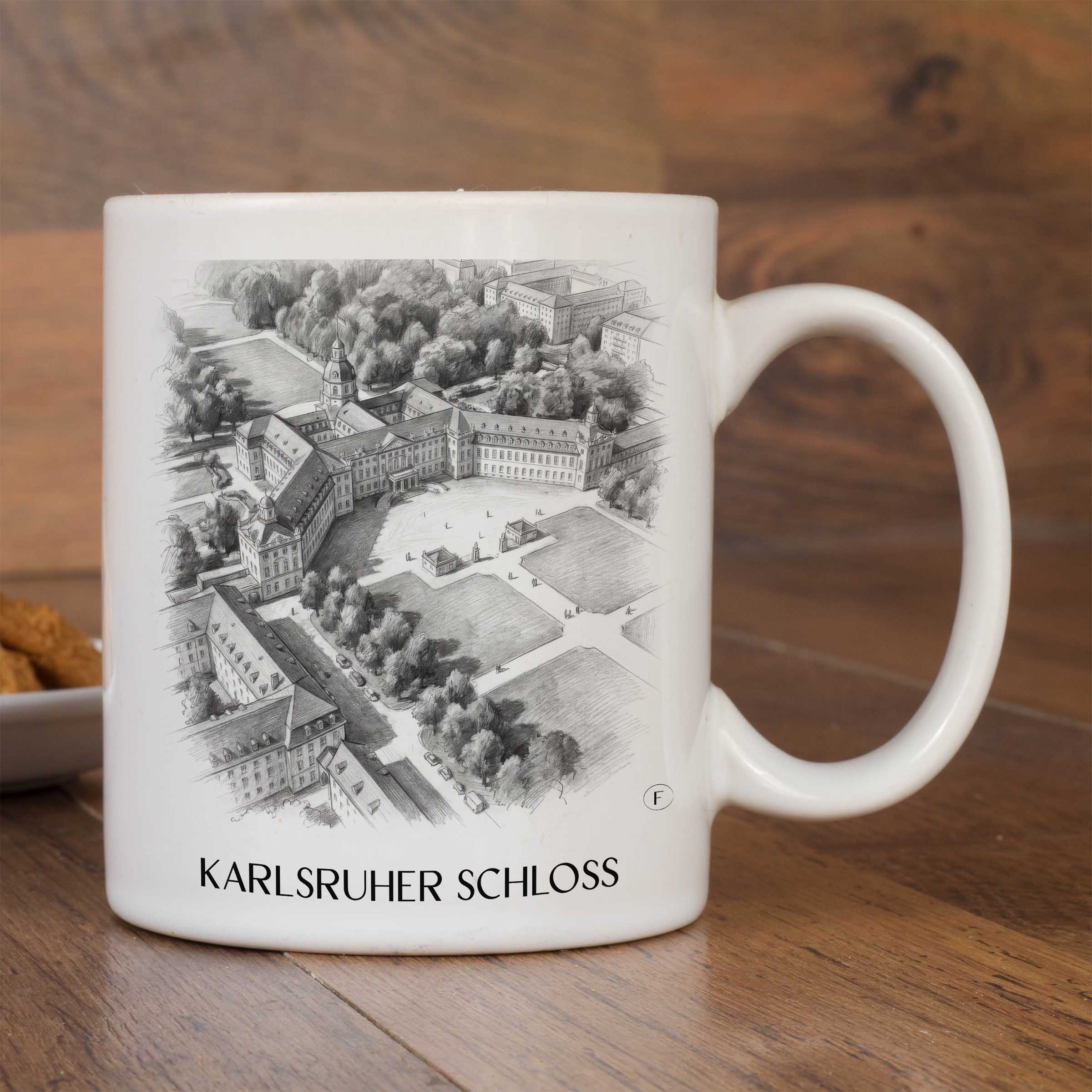 karlsruher-schloss-baden-württemberg-deutschland-kaffeebecher-bleistift-zeichnung-drawing