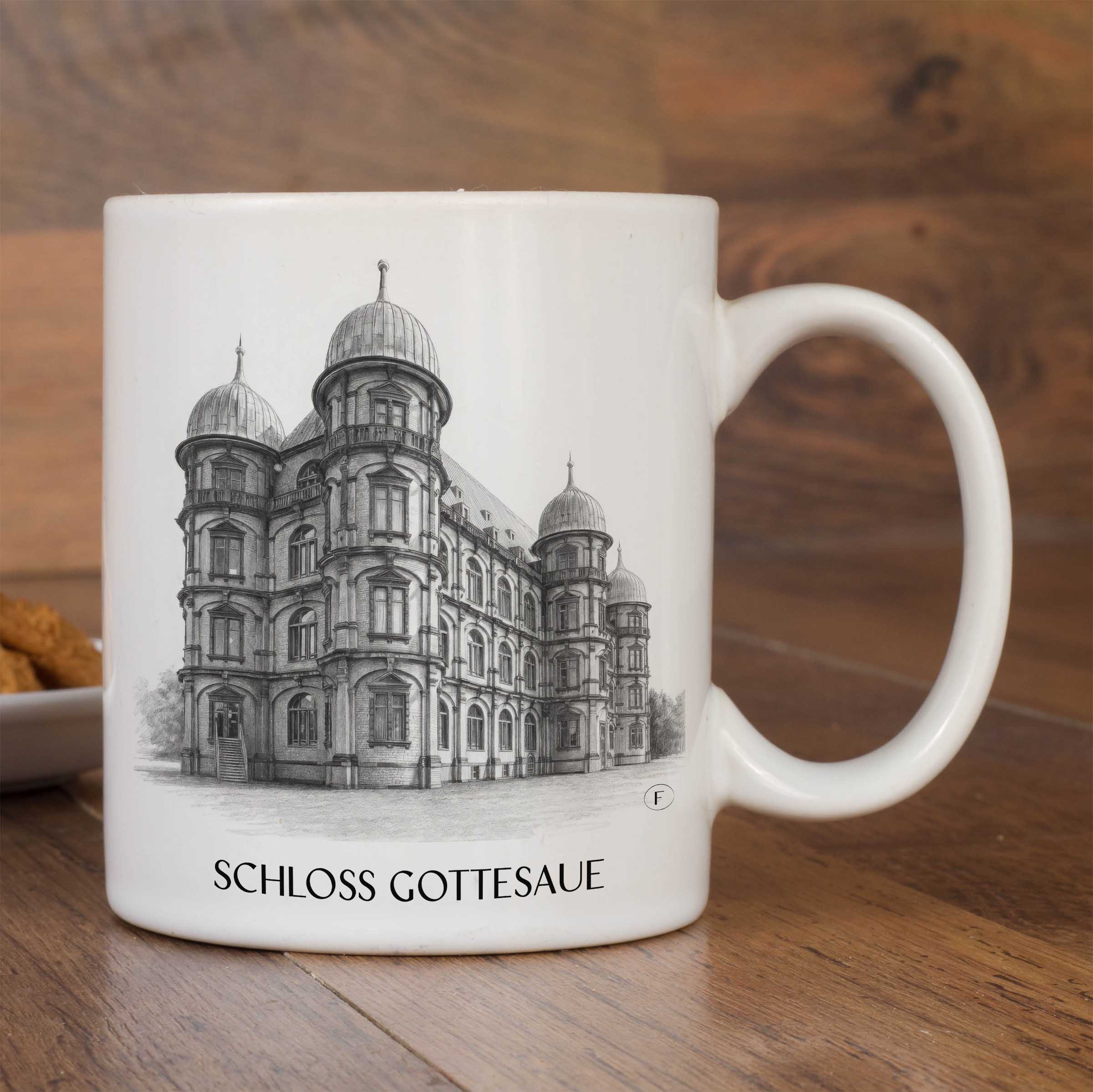 schloss-gottesaue-karlsruhe-deutschland-kaffeebecher-bleistift-zeichnung-drawing