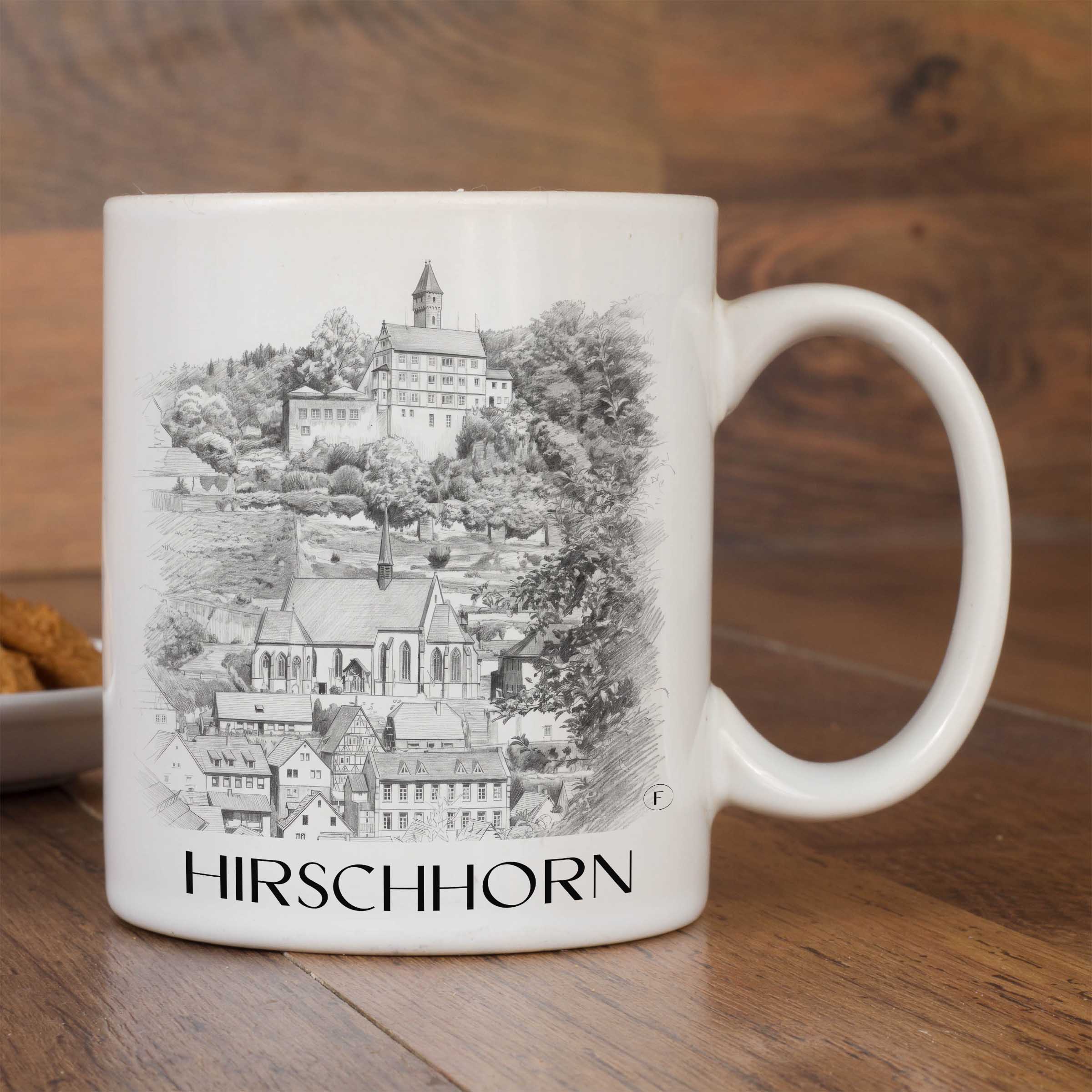 hirschhorn-odenwald-deutschland-kaffeebecher-bleistift-zeichnung-drawing