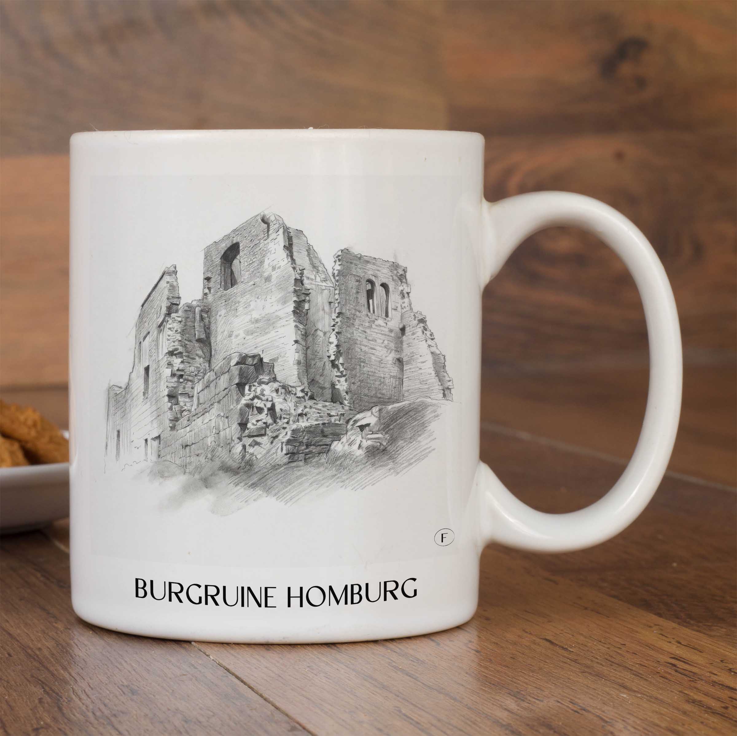 burgruine-homburg-spessart-deutschland-kaffeebecher-bleistift-zeichnung-drawing