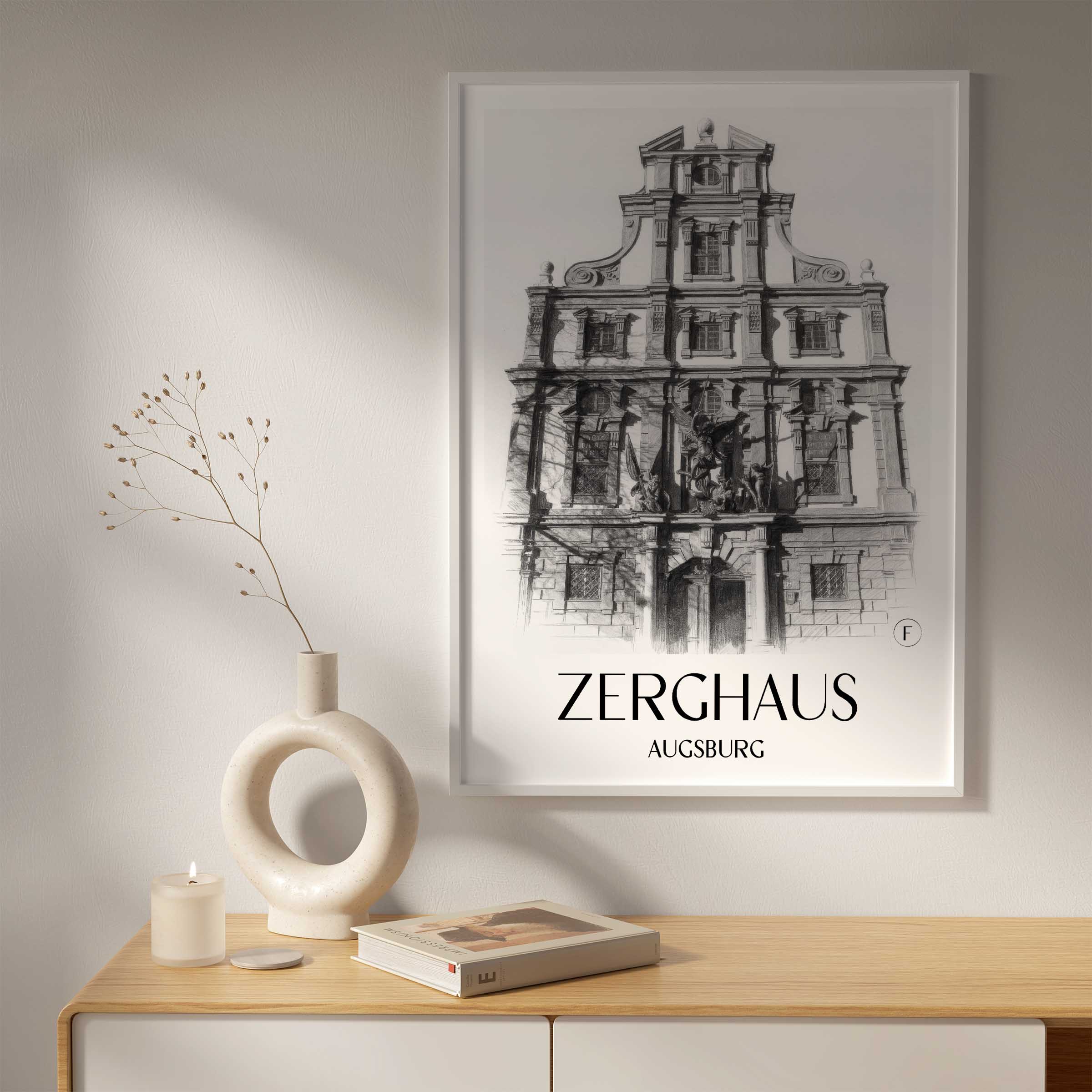 zerghaus-augsburg-deutschland-poster-bleistift-zeichnung-drawing