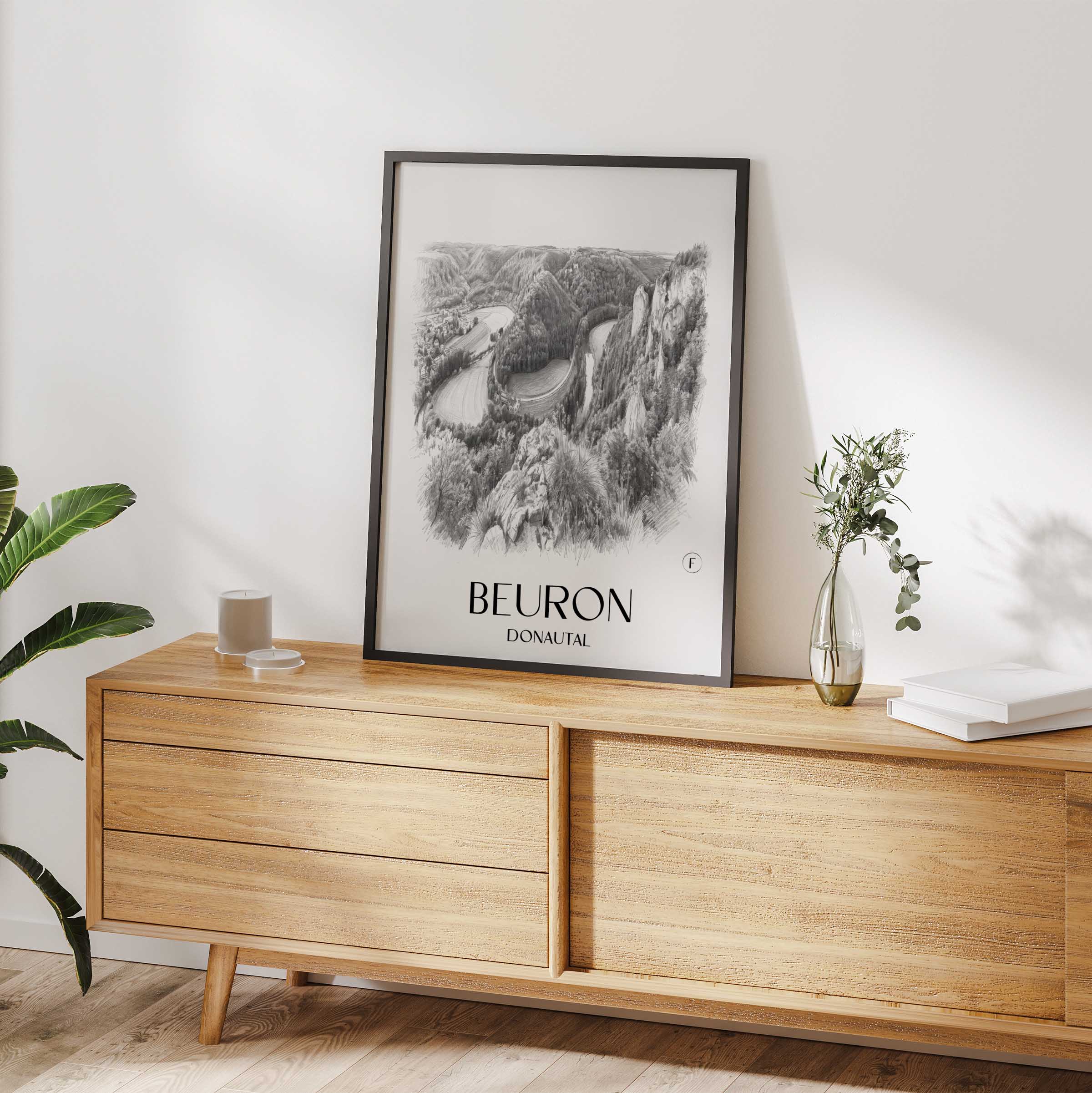 beuron-donautal-deutschland-poster-bleistift-zeichnung-drawing