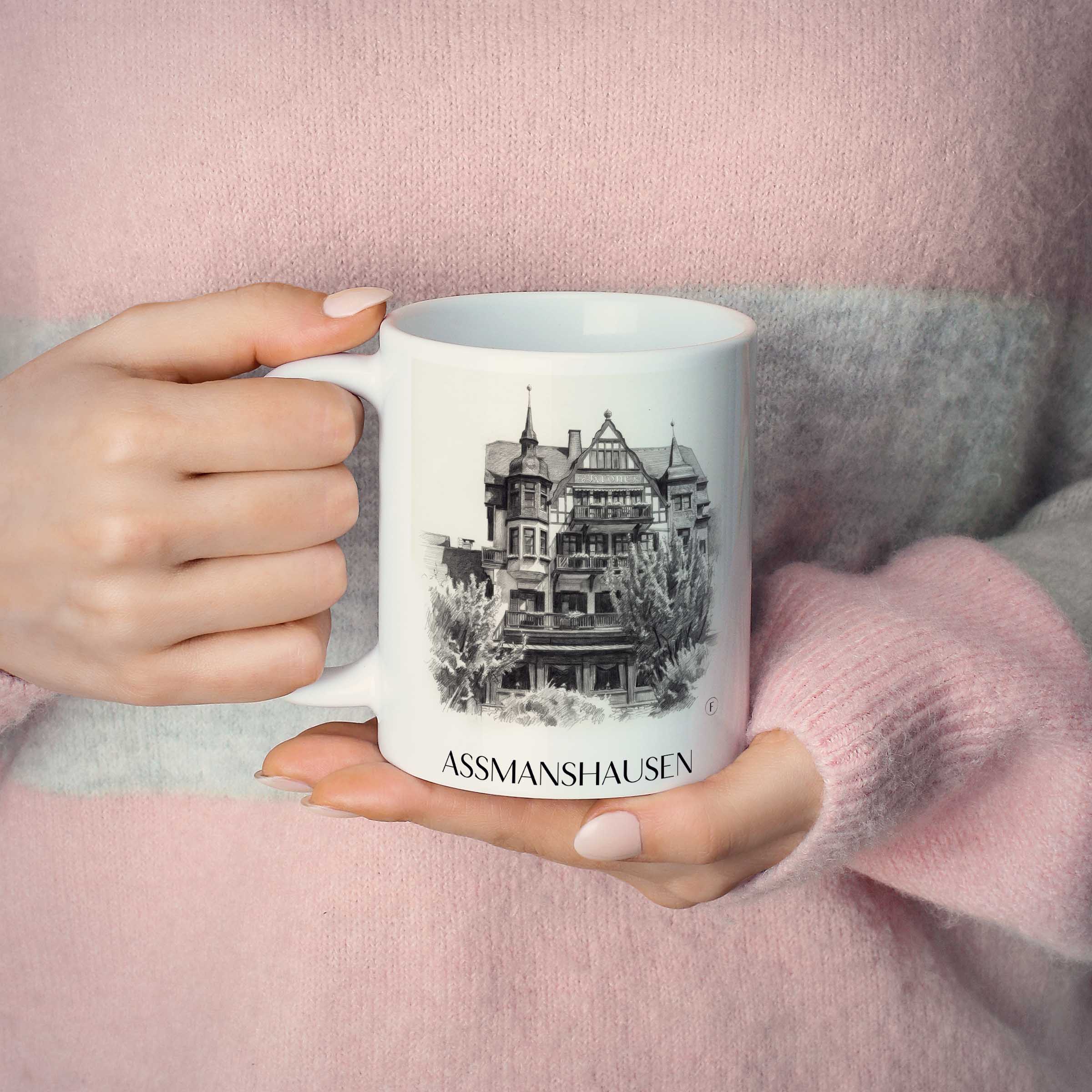 assmanshausen-rheingau-deutschland-kaffeebecher-bleistift-zeichnung-drawing