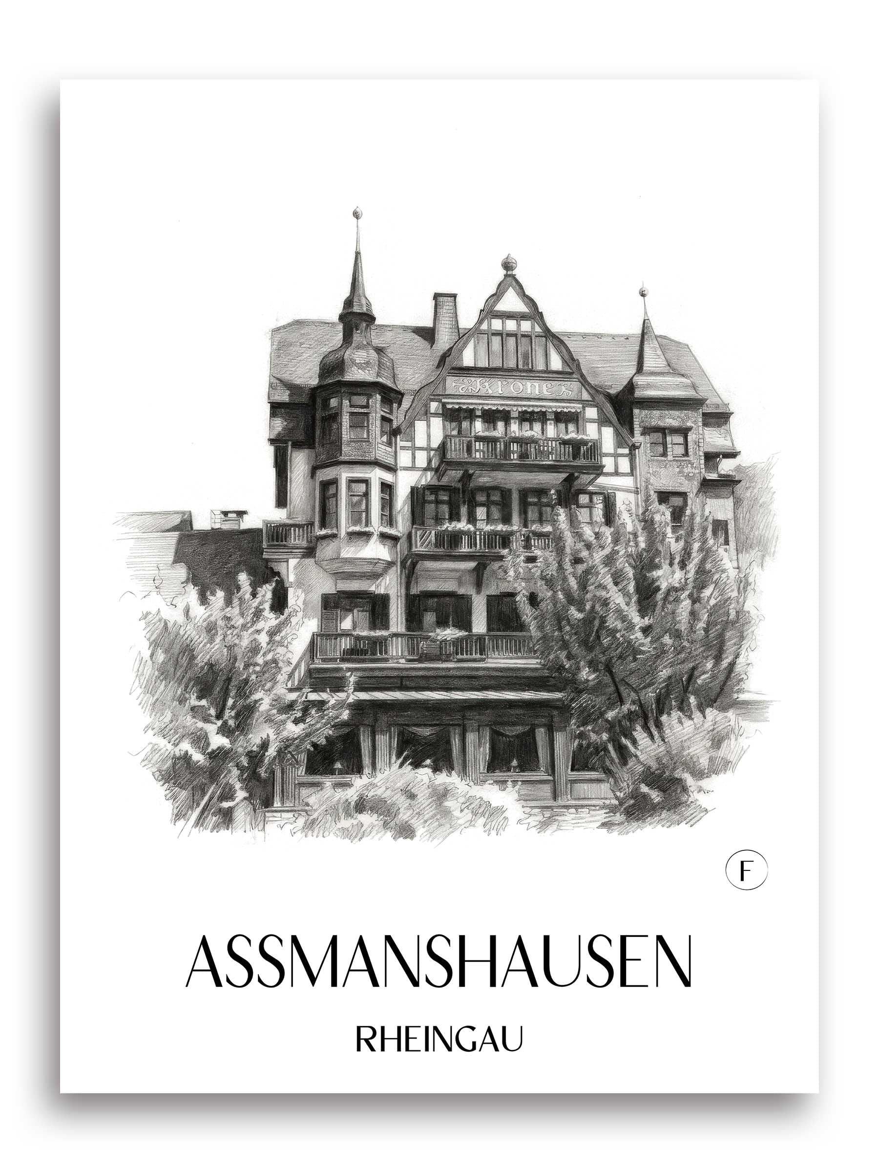 assmanshausen-rheingau-deutschland-poster-bleistift-zeichnung-drawing