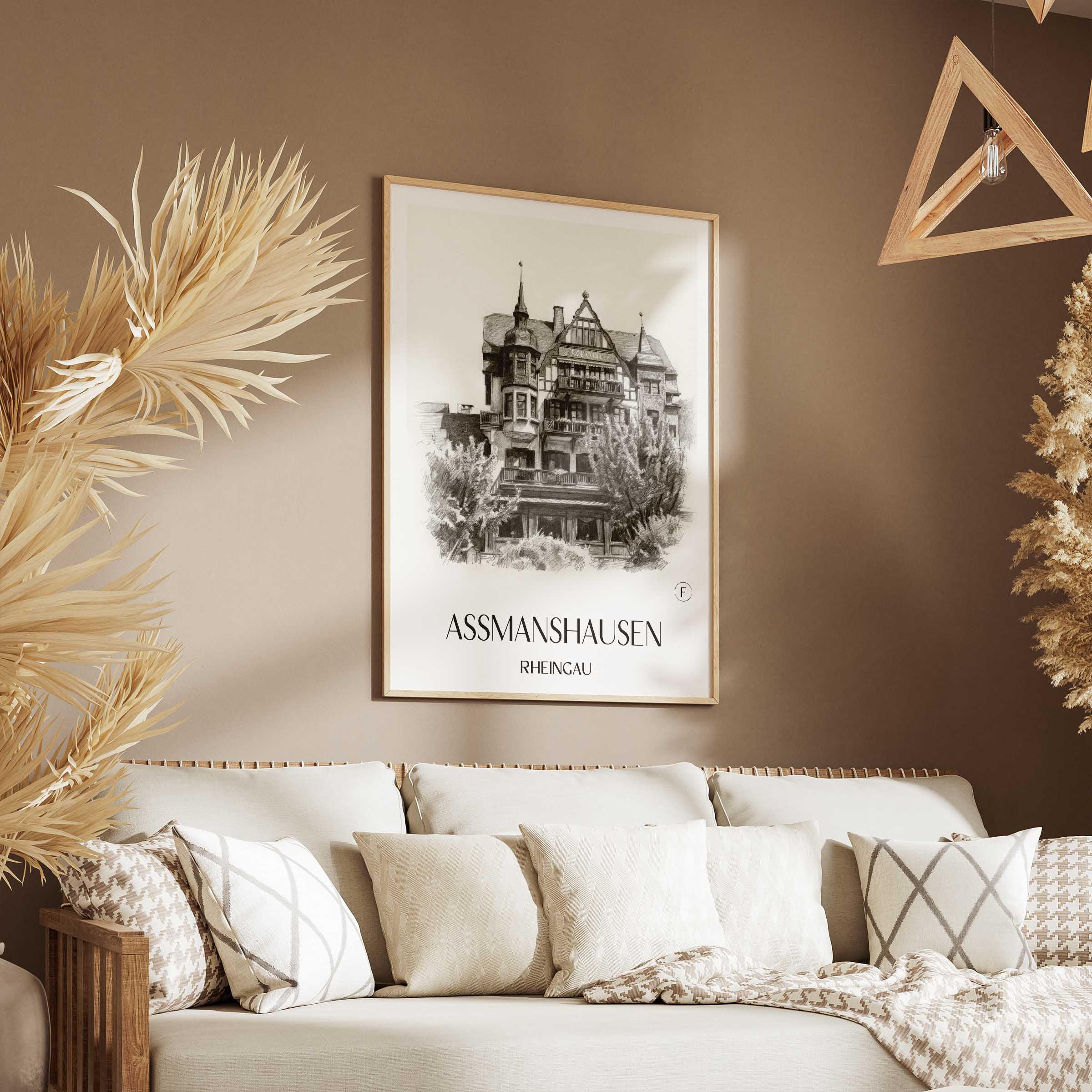 assmanshausen-rheingau-deutschland-poster-bleistift-zeichnung-drawing