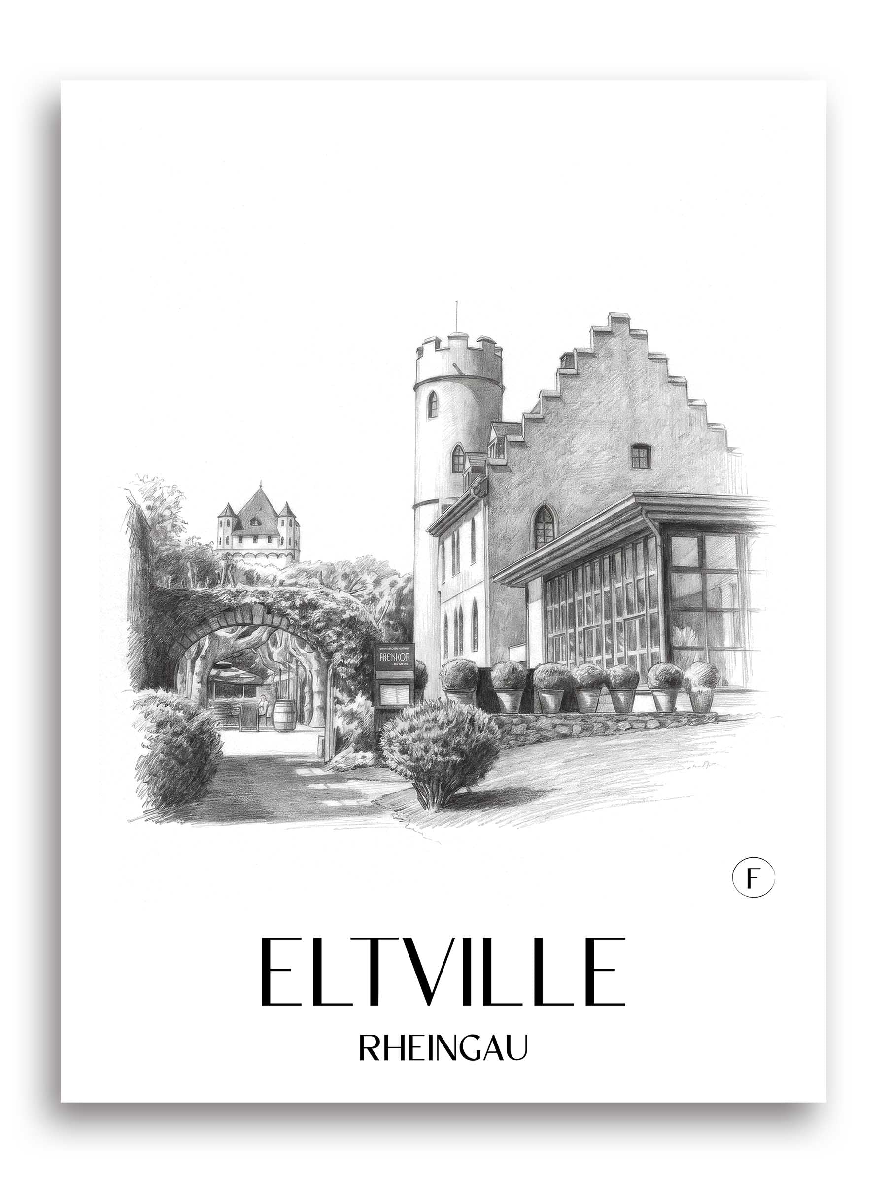 eltville-rheingau-deutschland-poster-bleistift-zeichnung-drawing