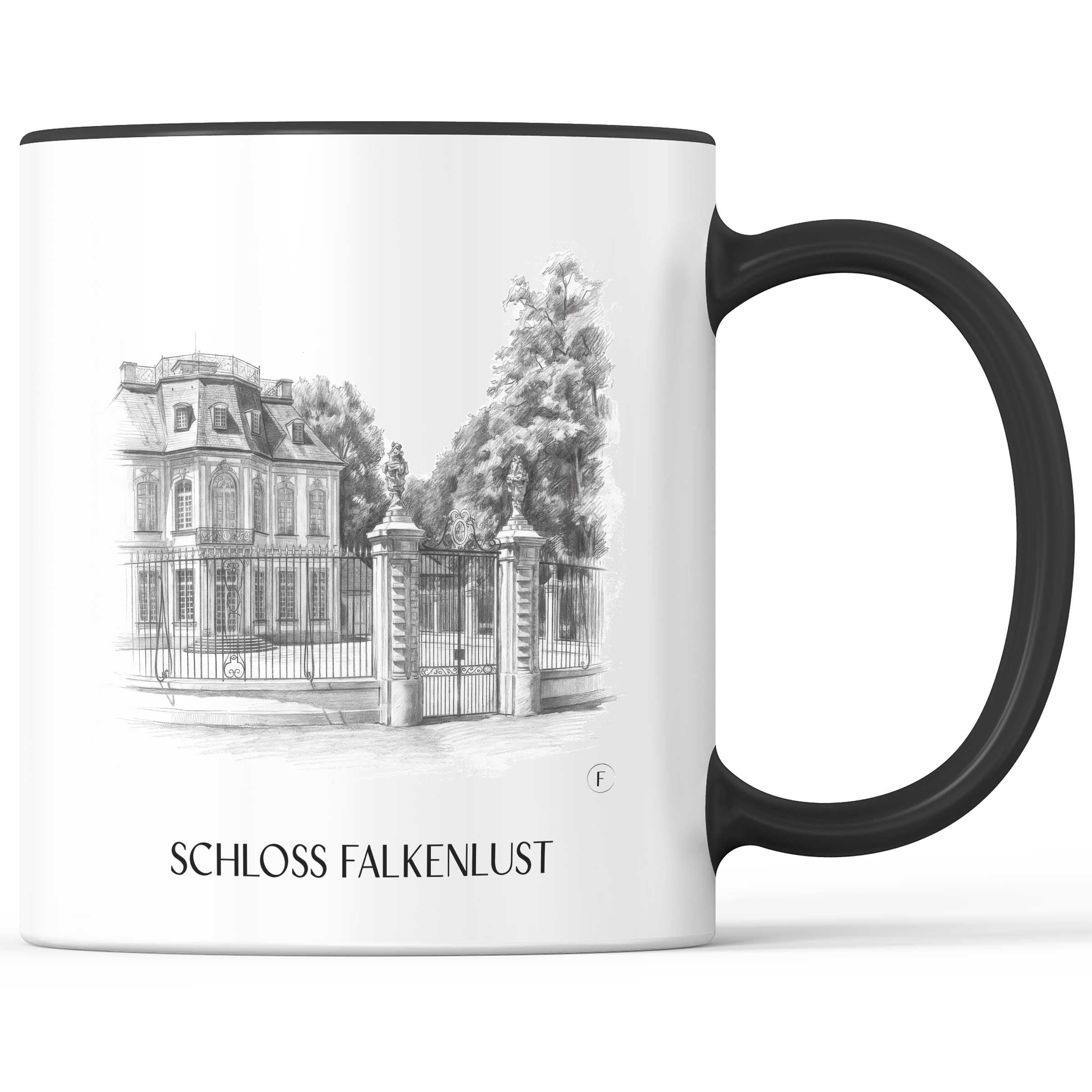 schloss-falkenlust-brühl-deutschland-kaffeebecher-bleistift-zeichnung-drawing