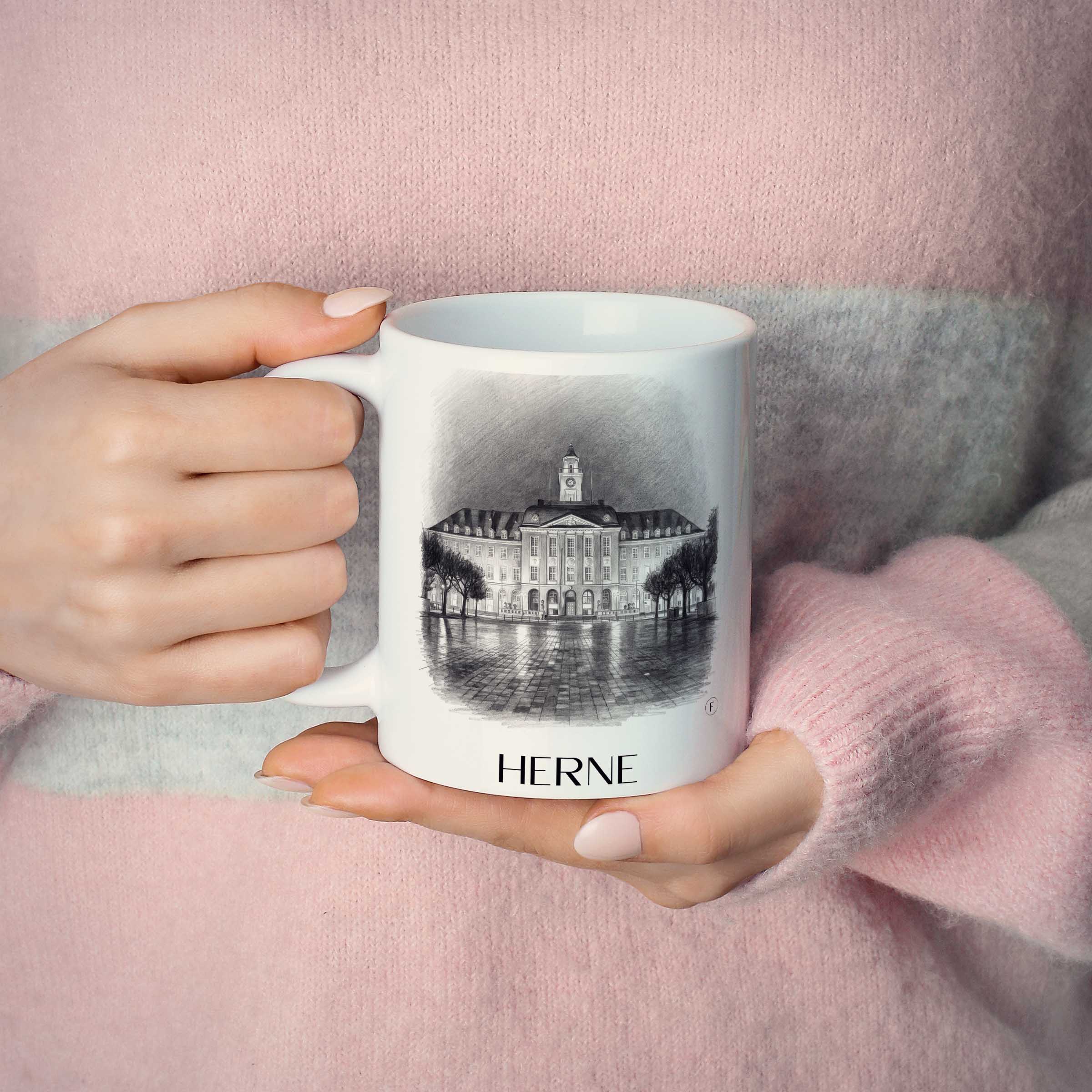 herne-ruhrgebiet-deutschland-kaffeebecher-bleistift-zeichnung-drawing