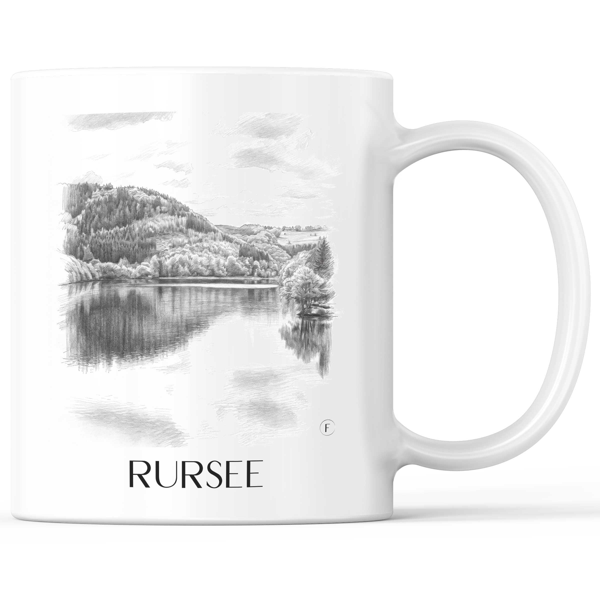 rursee-eifel-deutschland-kaffeebecher-bleistift-zeichnung-drawing