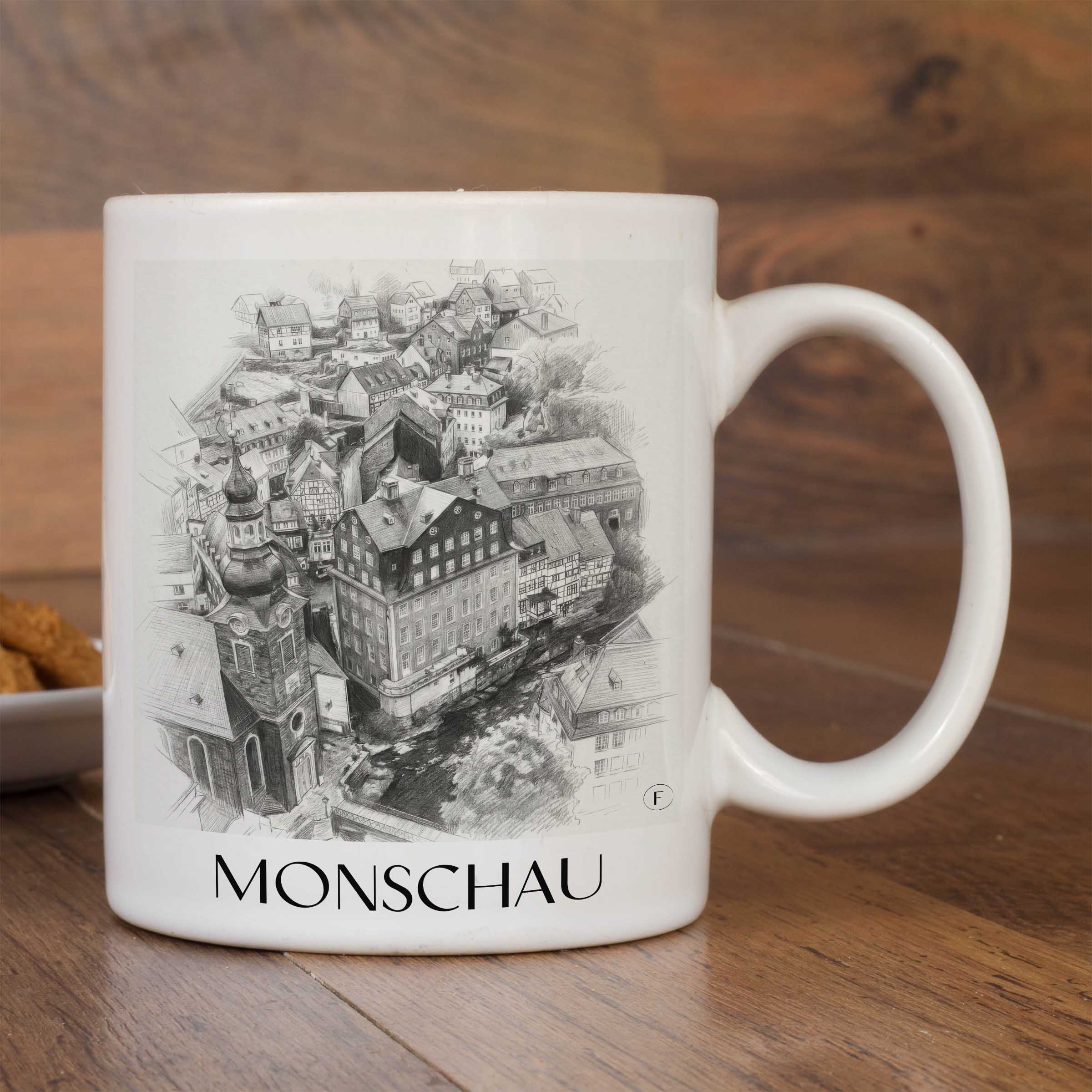 monschau-rureifel-deutschland-kaffeebecher-bleistift-zeichnung-drawing