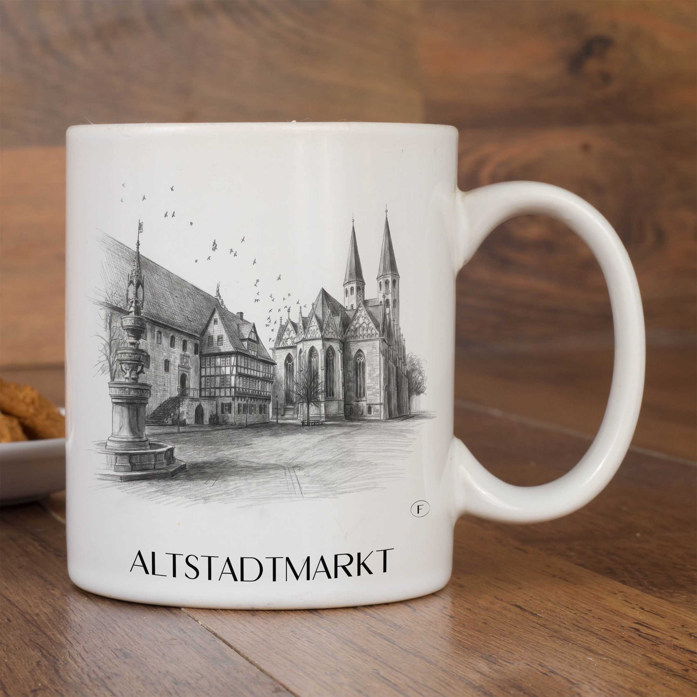 altstadtmarkt-braunschweig-deutschland-kaffeebecher-bleistift-zeichnung-drawing
