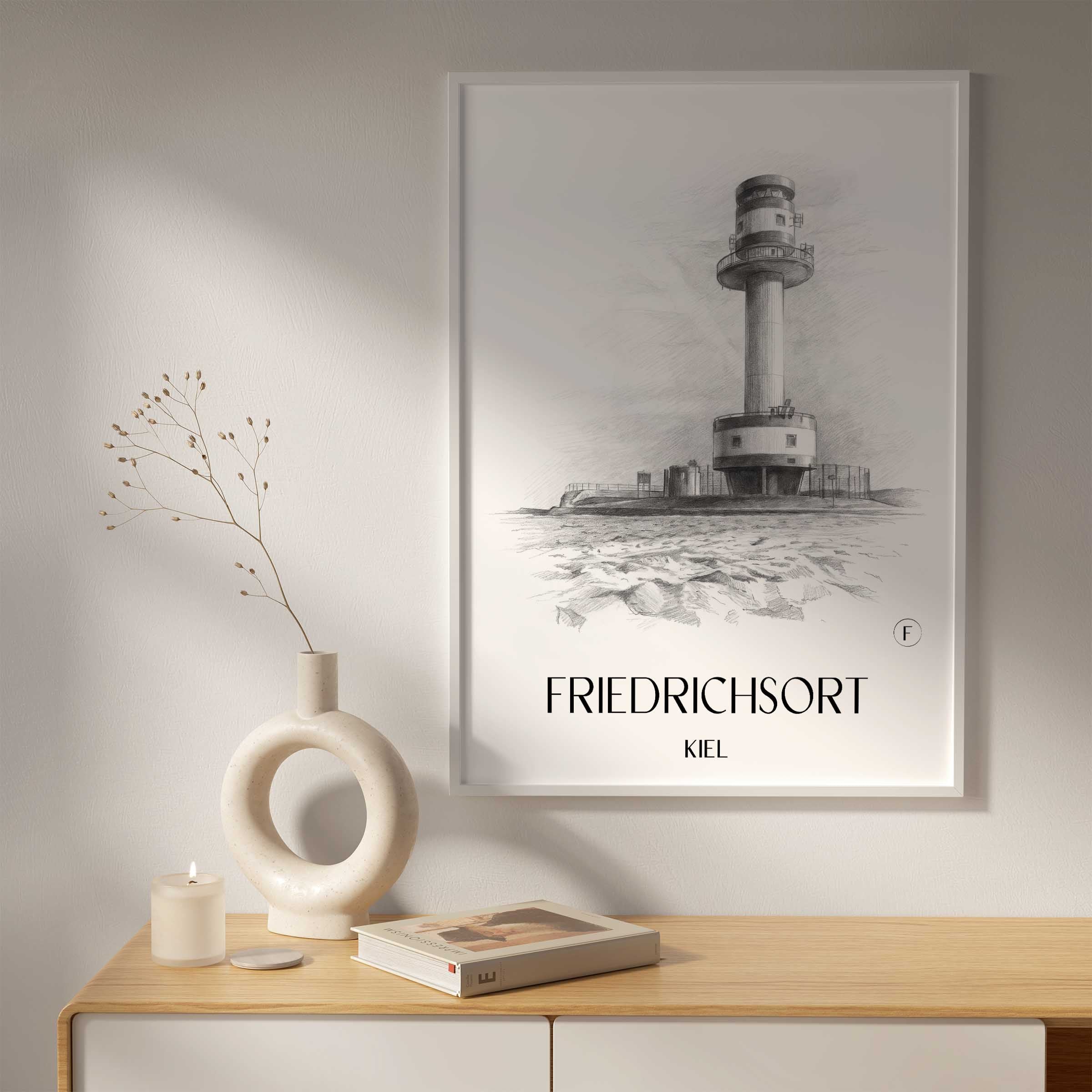 friedrichsort-kiel-deutschland-poster-bleistift-zeichnung-drawing