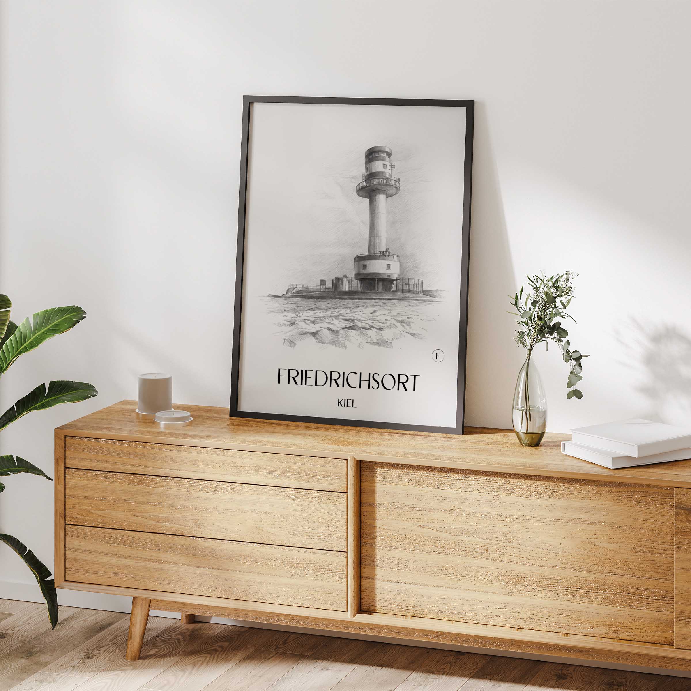 friedrichsort-kiel-deutschland-poster-bleistift-zeichnung-drawing