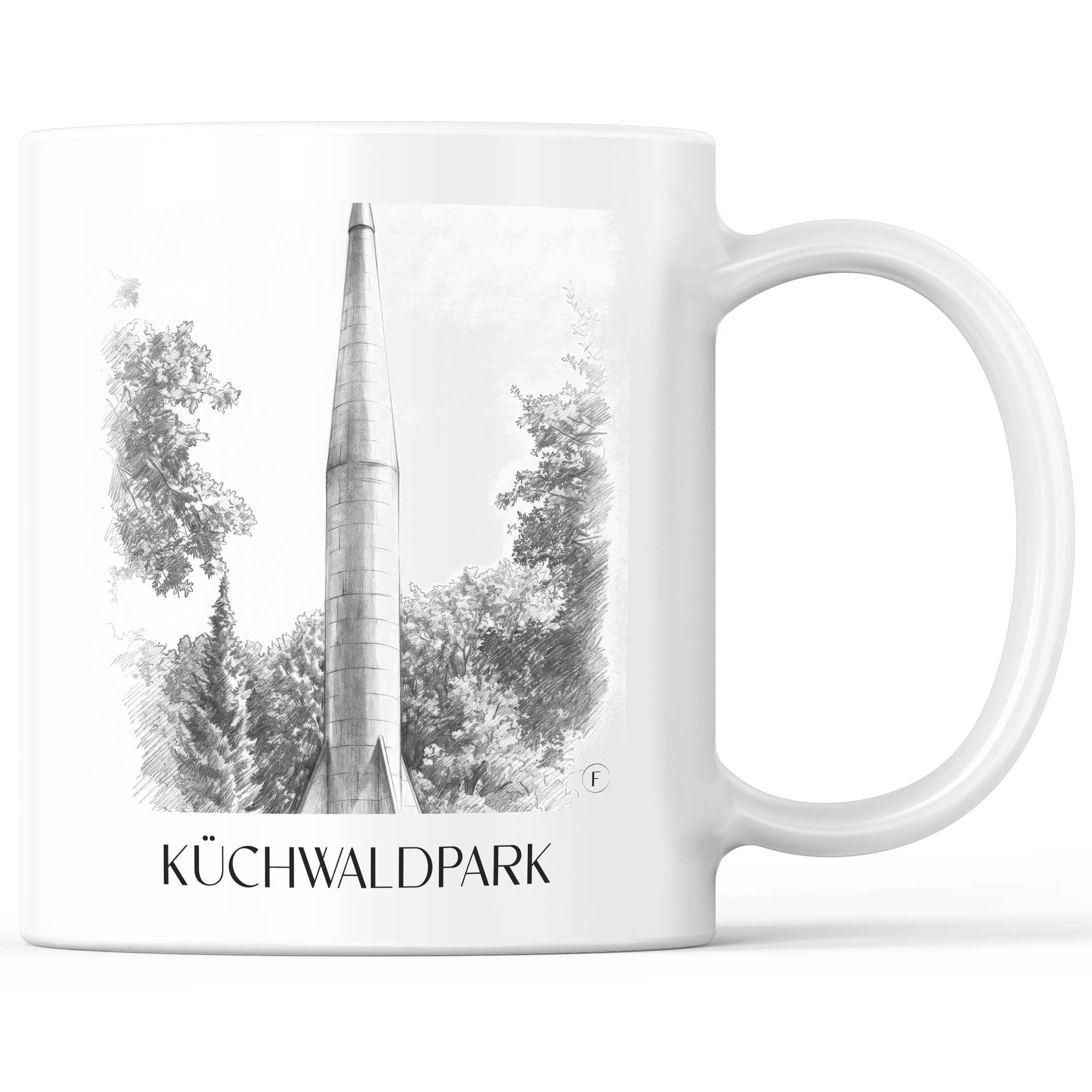küchwaldpark-chemnitz-deutschland-kaffeebecher-bleistift-zeichnung-drawing