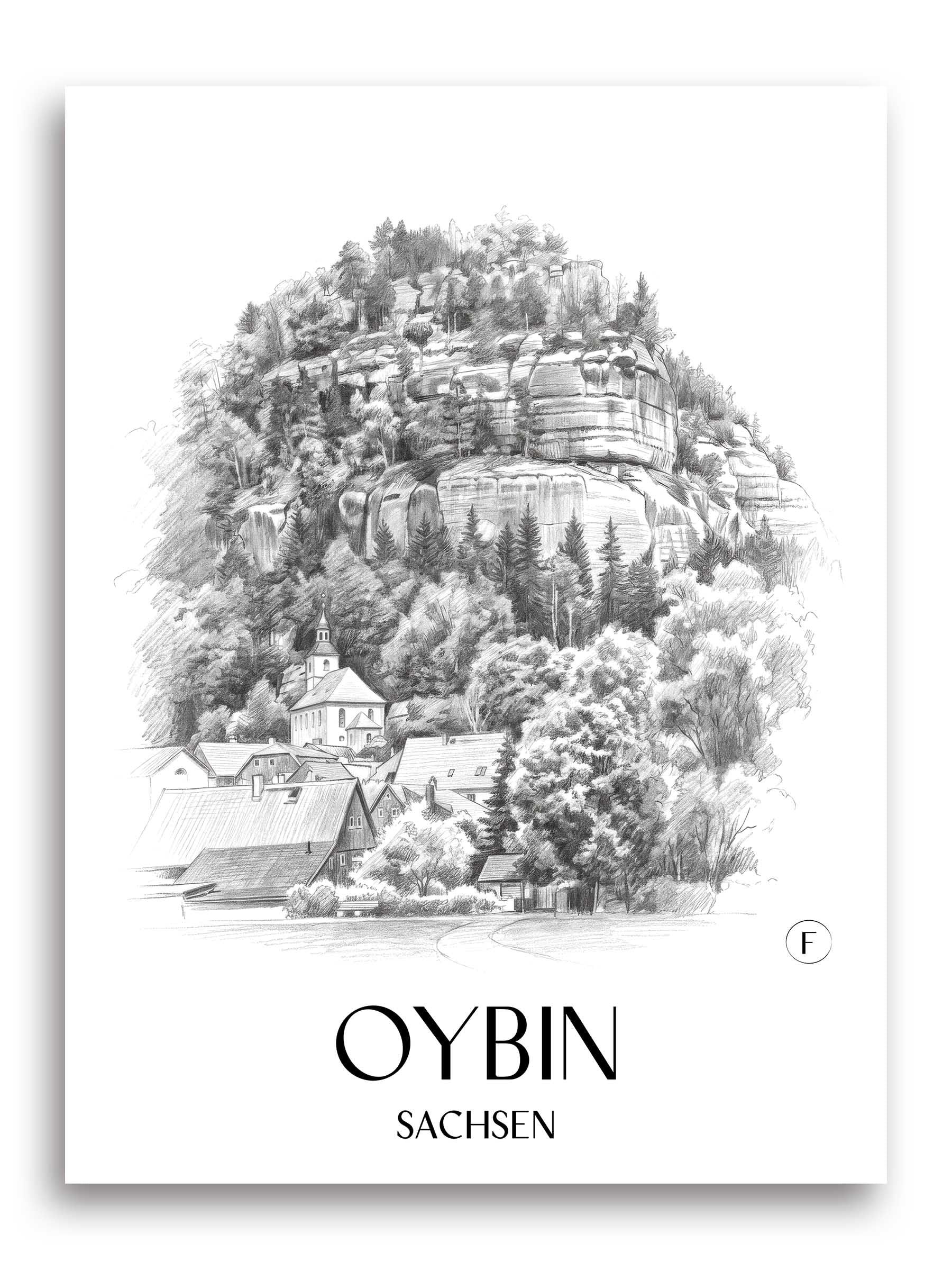 oybin-sachsen-deutschland-poster-bleistift-zeichnung-drawing